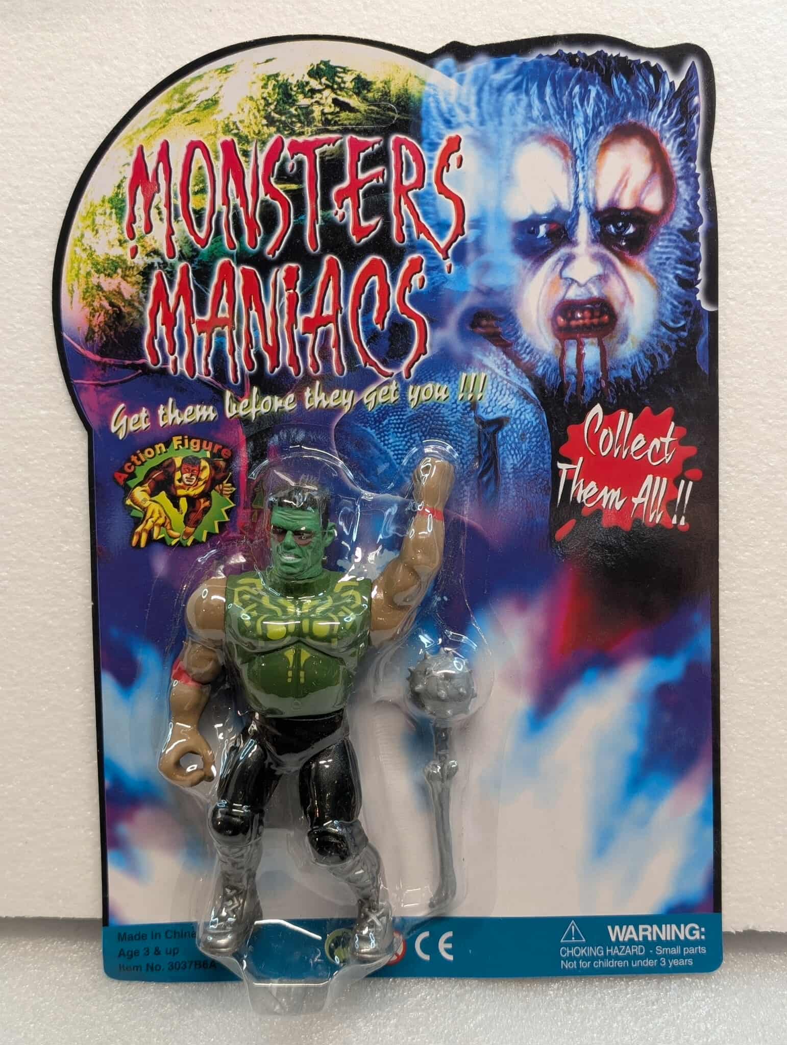 MANNIX Monsters Maniacs Frankensteiner ULTRA RARE KO MOC U.K.