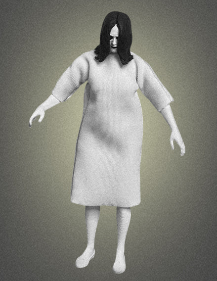 Pre-Order Night of the Living Dead Zoloworld Retro Reverse Hospital Gown Ghoul 3.75" Action Figure