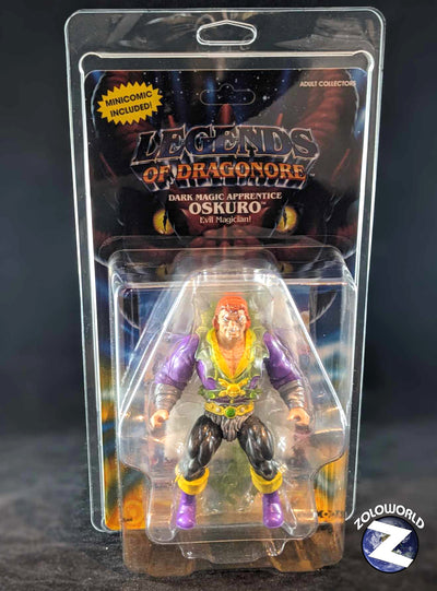 ZOLOWORLD OFFICIAL LEGENDS OF DRAGONORE MOC UV ACTION FIGURE PROTECTIVE CASE