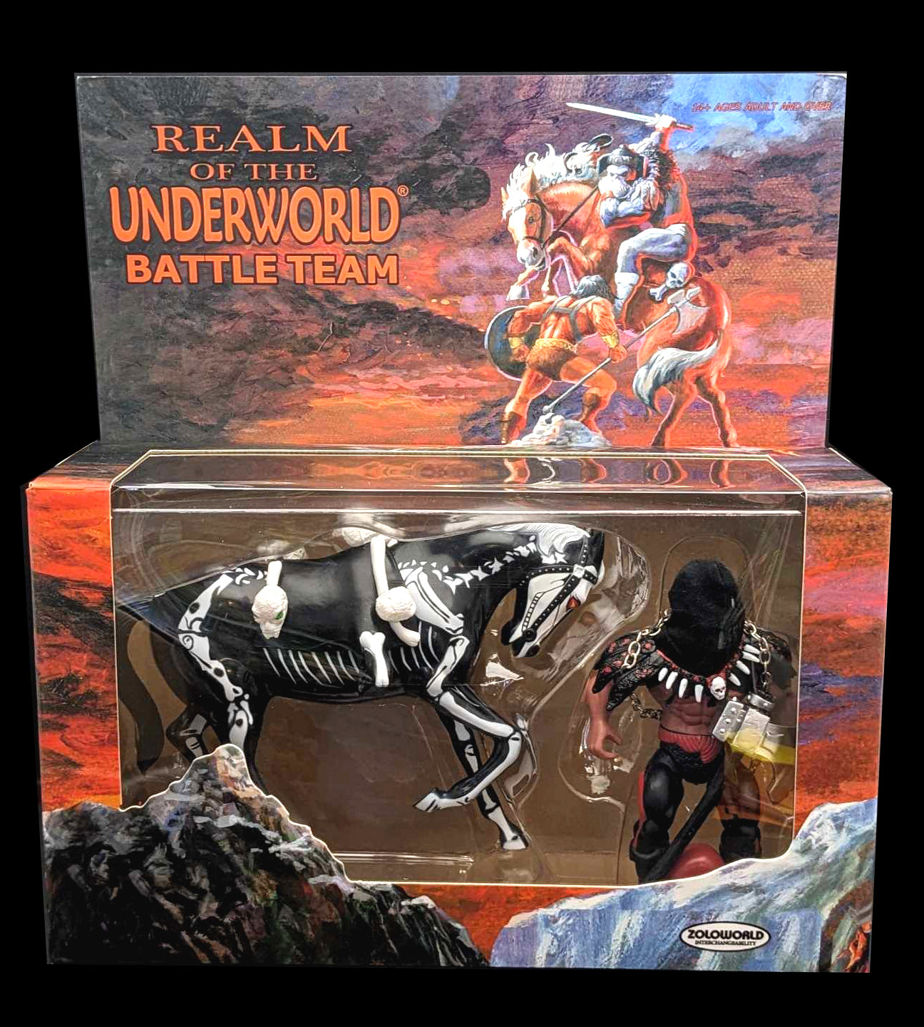 ZOLOWORLD BATTLE TEAMS ROTU GRYM THE EXECUTIONER & THE WRAITHBRINGER HORSE GIFT SET
