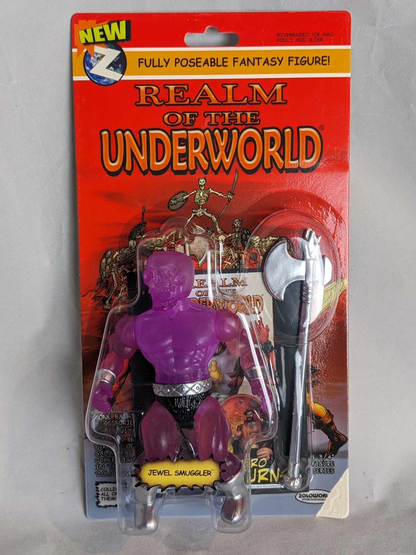 REALM OF THE UNDERWORLD WAVE 3 JEWEL SMUGGLER PURPLE MOC Action Figure VAULT NEAL ADAMS LOW STOCK