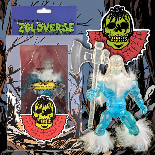 Tales From The Zoloverse WAVE 2 NEKRUS Stygian Barbarian MIB Action Figure