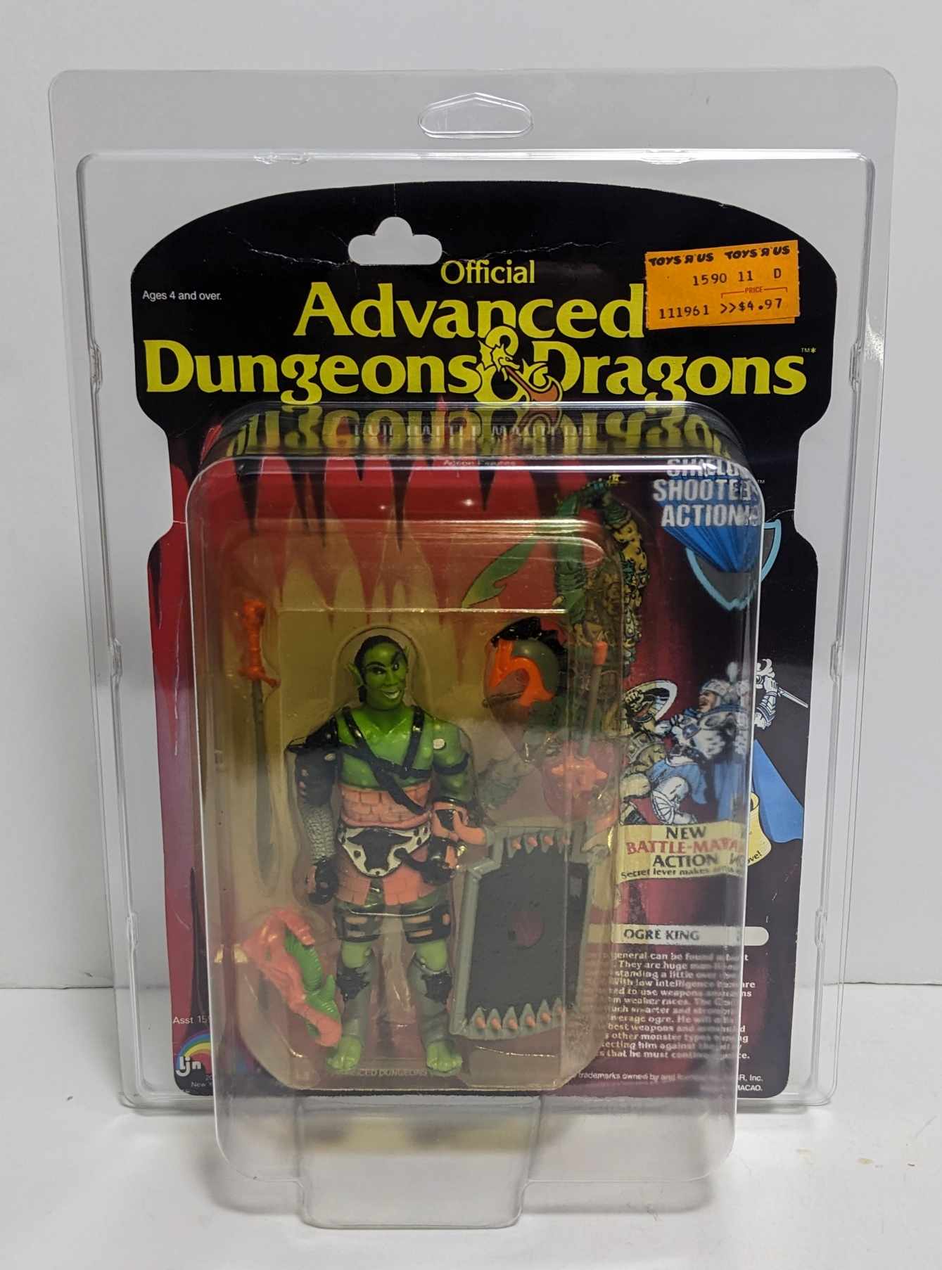 ADVANCED DUNGEONS & DRAGONS | LJN AD&D | MOC UV PROTECTIVE CASE ZOLOLOC ZOLOCASE