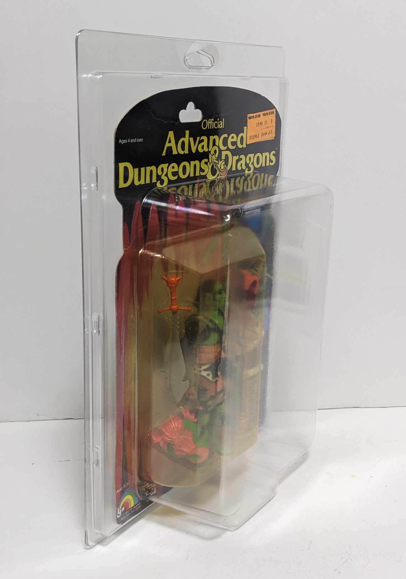 ADVANCED DUNGEONS & DRAGONS | LJN AD&D | MOC UV PROTECTIVE CASE ZOLOLOC ZOLOCASE