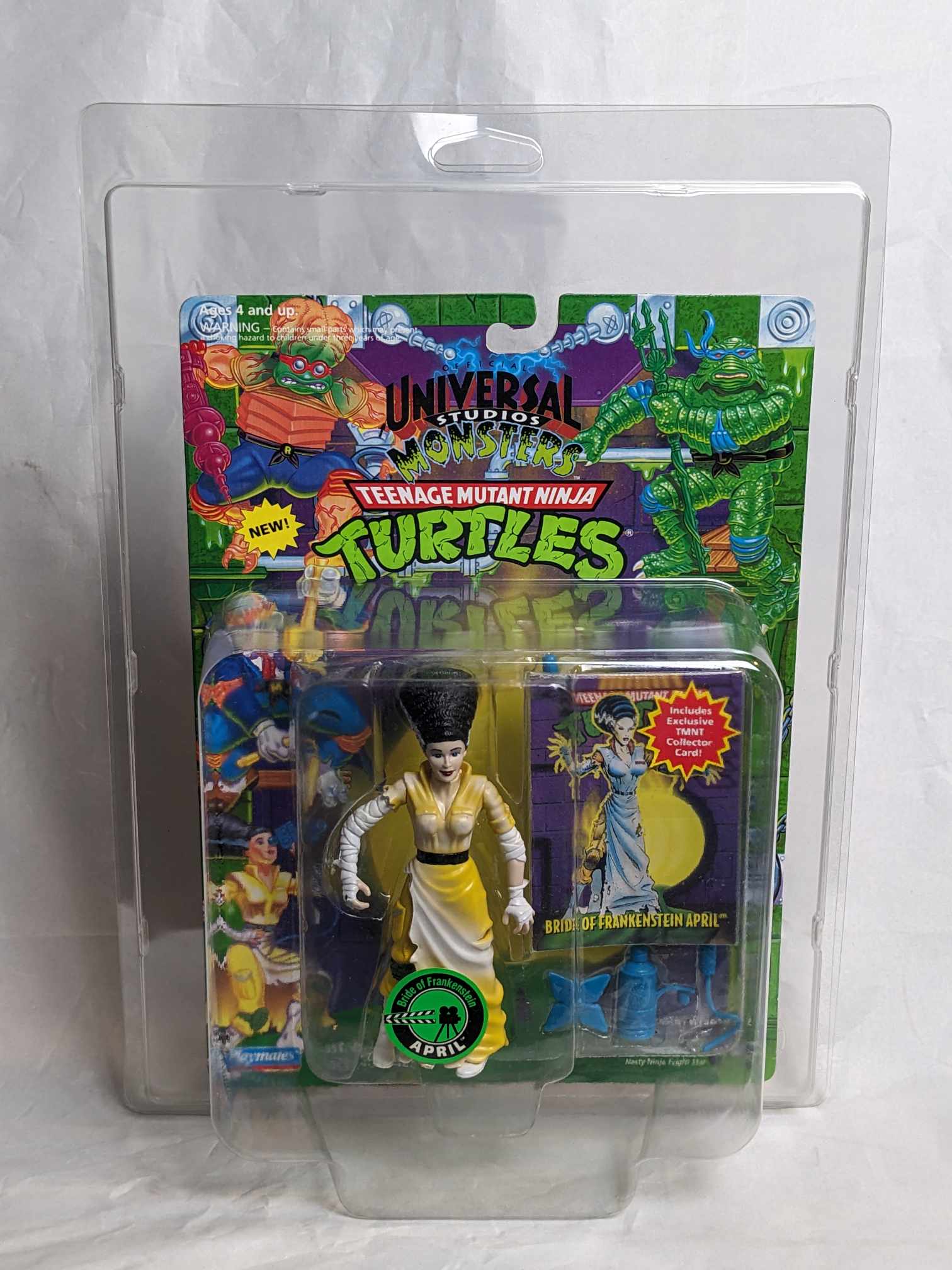 ZOLOWORLD UV Protective case For Vintage Playmates TMNT FIT STYLE 2 CENTER BLISTER