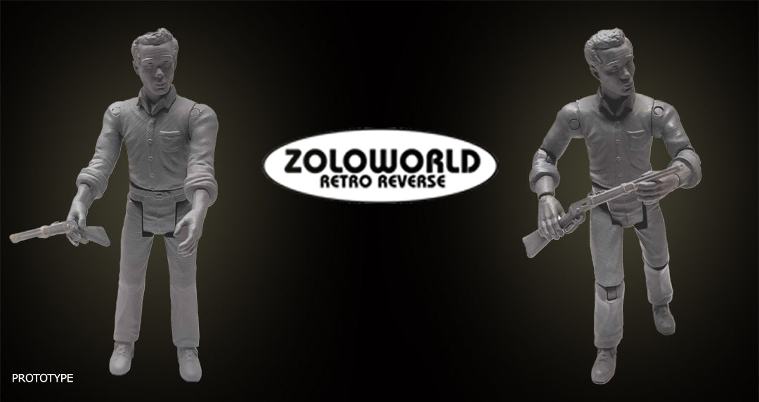 Pre-Order Night of the Living Dead Zoloworld Retro Reverse FULL SET 3.75" Action Figure