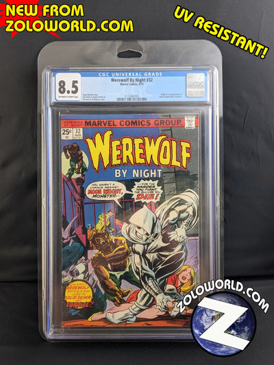 Zoloworld Form Fit UV Protective Case for Slabbed CGC Graded Comic Books (ZoloSlab Case)