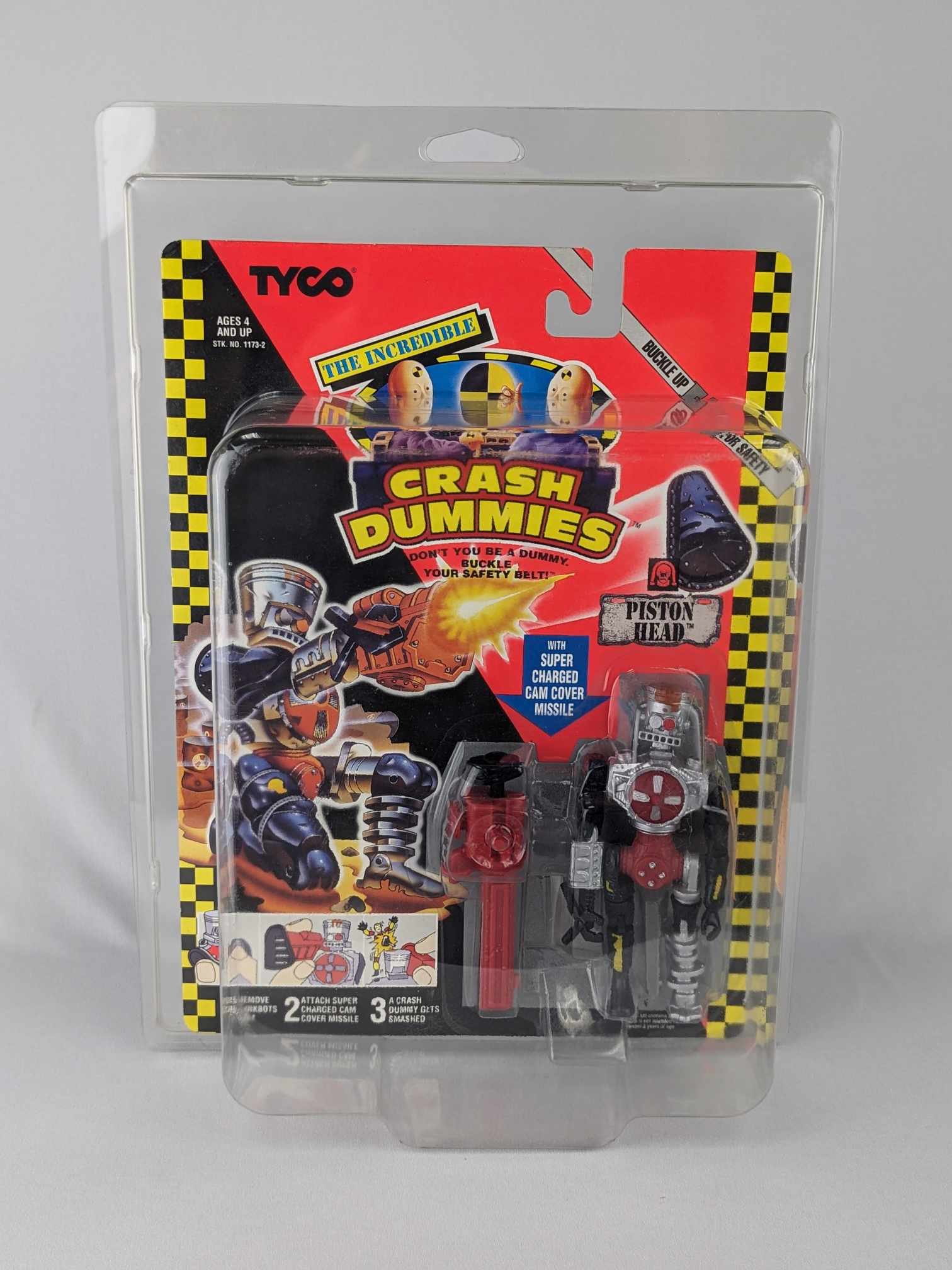 ZOLOWORLD TYCO CRASH TEST DUMMIES ACTION FIGURE UV PROTECTIVE CASE