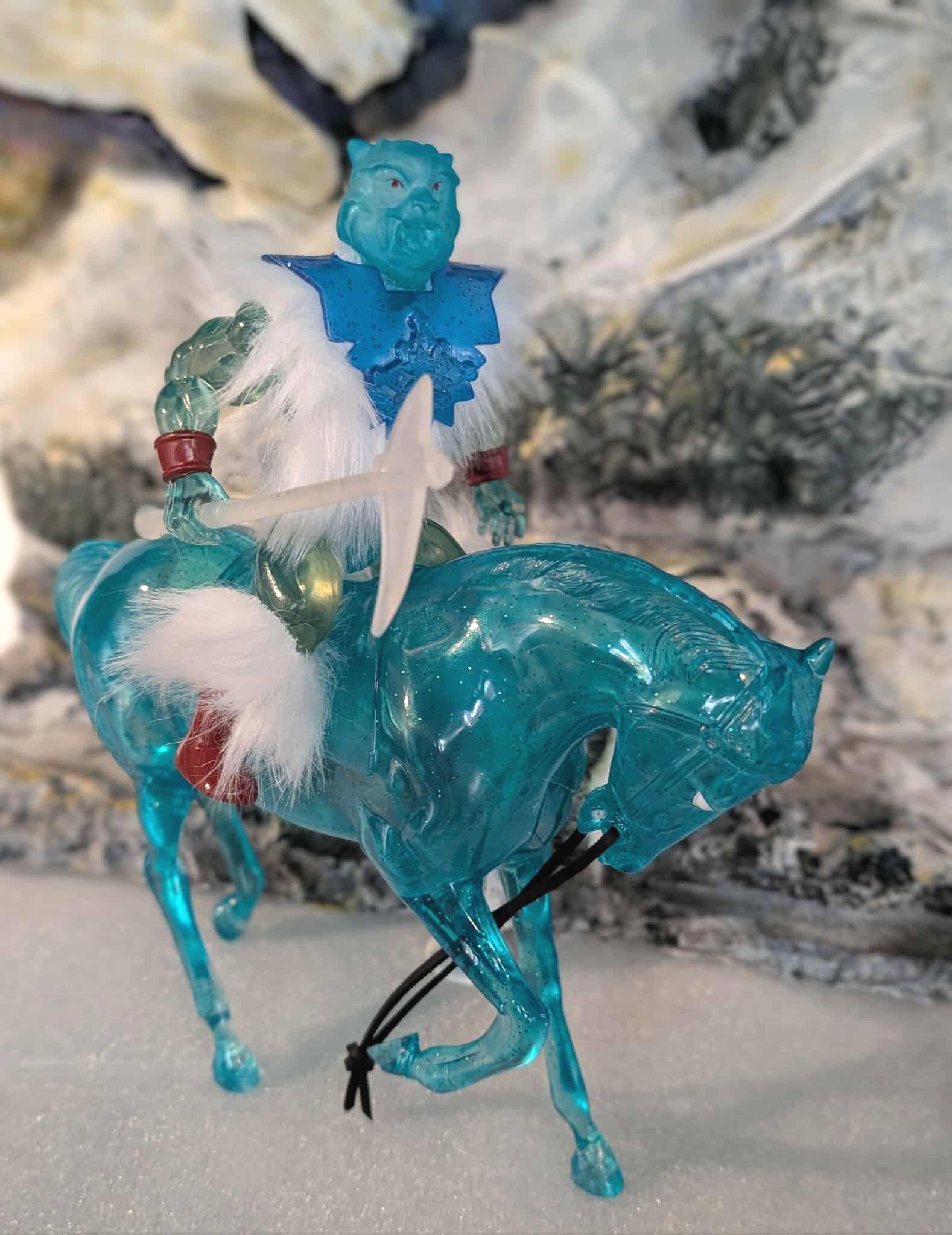 ZOLOWORLD BATTLE TEAMS ROTU SNOW WOLF & FROST Horse MIB GIFT SET Zoloverse Premier