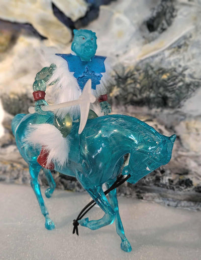 ZOLOWORLD BATTLE TEAMS ROTU SNOW WOLF & FROST Horse MIB GIFT SET Zoloverse Premier