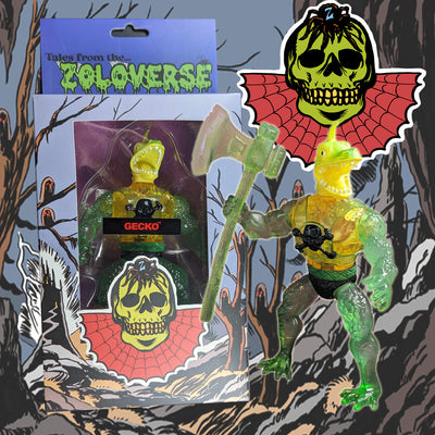 Tales From The Zoloverse WAVE 2.5 GECKO MIB Action Figure WARRIOR BEASTS