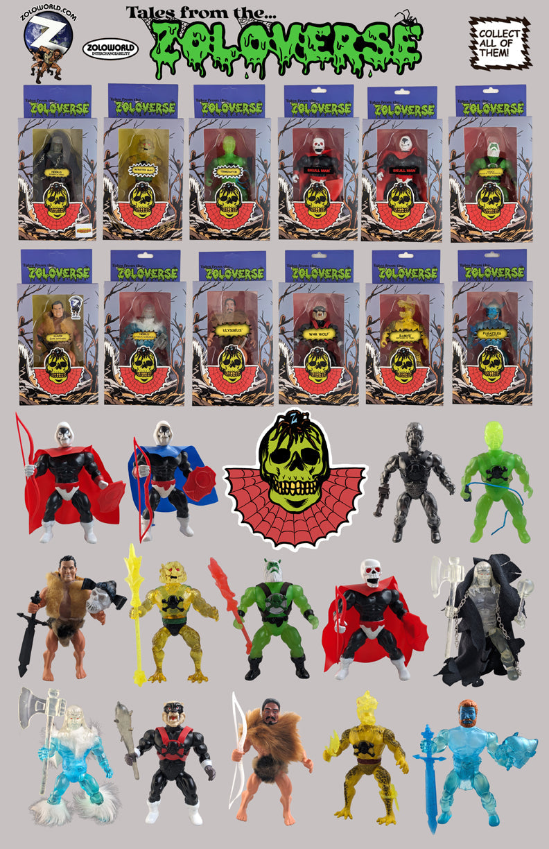 Tales From The Zoloverse WAVE 2 WAR WOLF MIB Action Figure Warrior Beasts