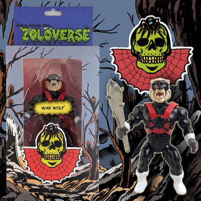 Tales From The Zoloverse WAVE 2 WAR WOLF  MIB Action Figure Warrior Beasts