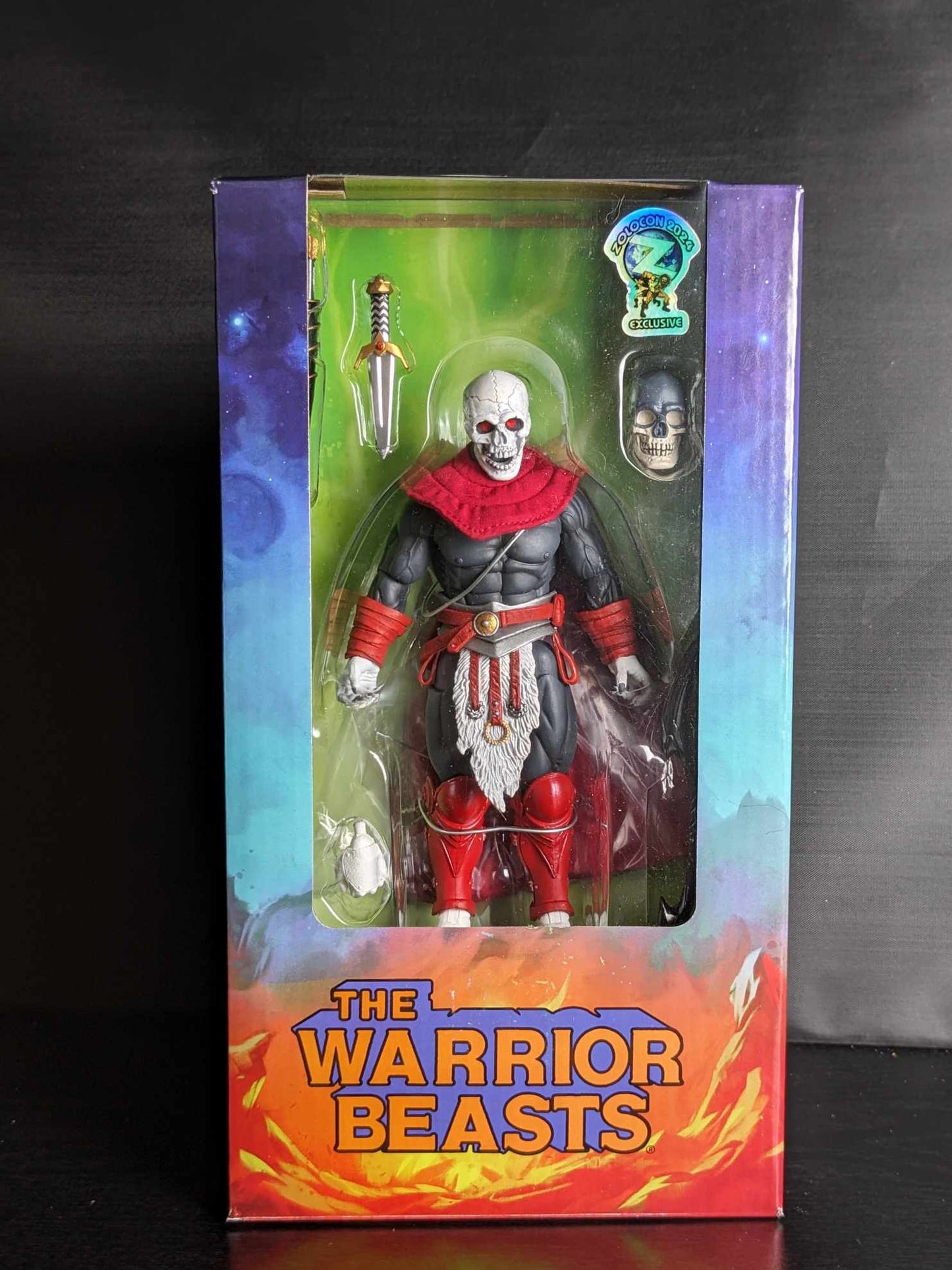 Four Horsemen Studios WARRIOR BEASTS ZOLOCON MIB SKULL MAN  action figure Con Exclusive