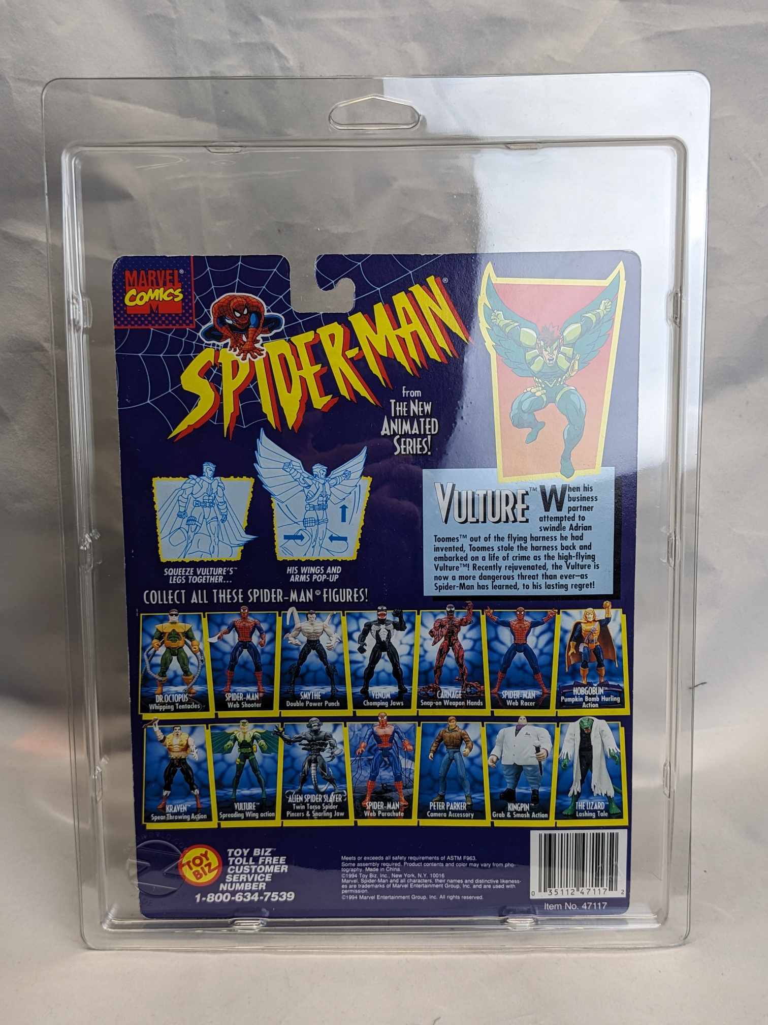 ZOLOWORLD SPIDER-MAN ANIMATED SERIES FIT MOC UV ACTION FIGURE PROTECTIVE CASE