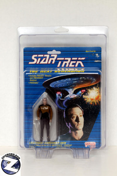 ZOLOWORLD PROTECTIVE CASE FOR GALOOB 3 3/4 STAR TREK TNG MOC ACTION FIGURES