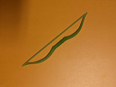 Zoloworld ROTU Realm Of The UNderworld green translucent bow for 5.5 figures