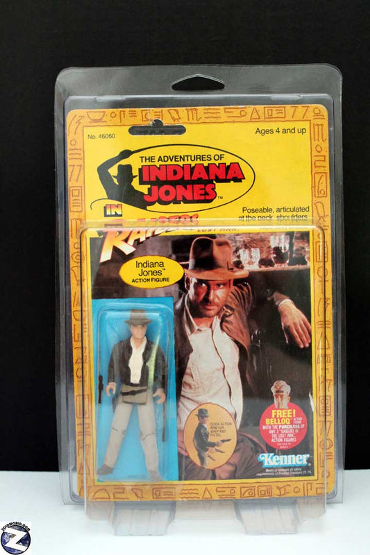 ZOLOWORLD PROTECTIVE CASE FOR VINTAGE INDIANA JONES MOC ACTION FIGURES