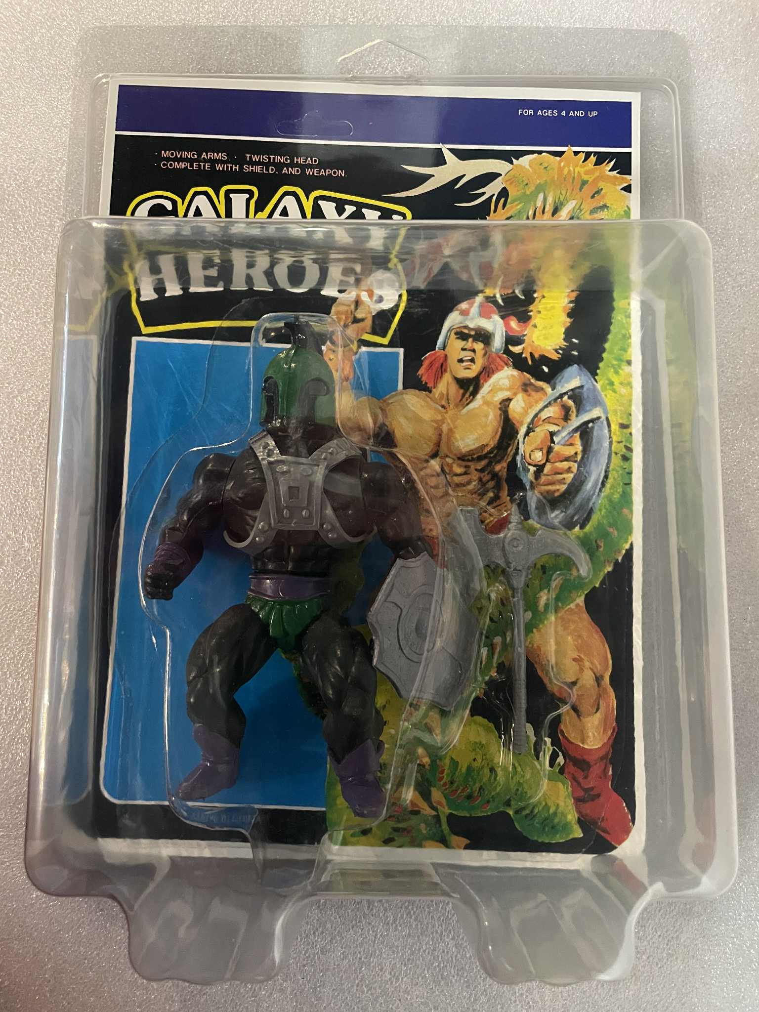 Sungold SGI Gordy Sewco 895 SPIKES Black Variant Galaxy Heroes Knock Off Figure MOC RARE KO