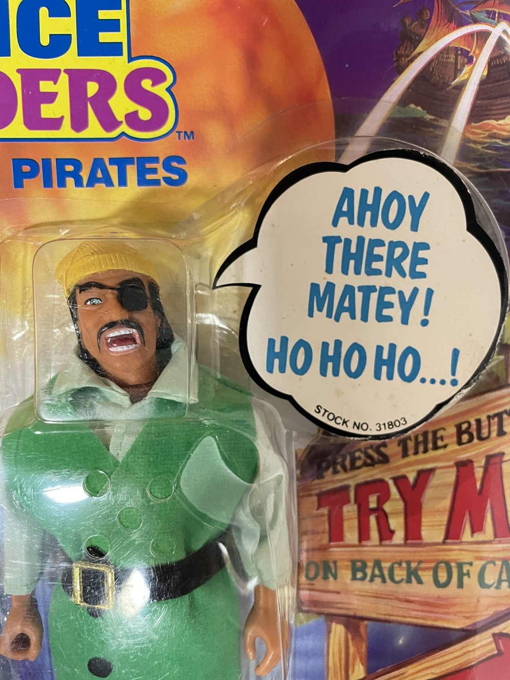 TOY ISLAND THE VOICE RAIDERS Talking Pirates Evil Eye Mcgrub MOC