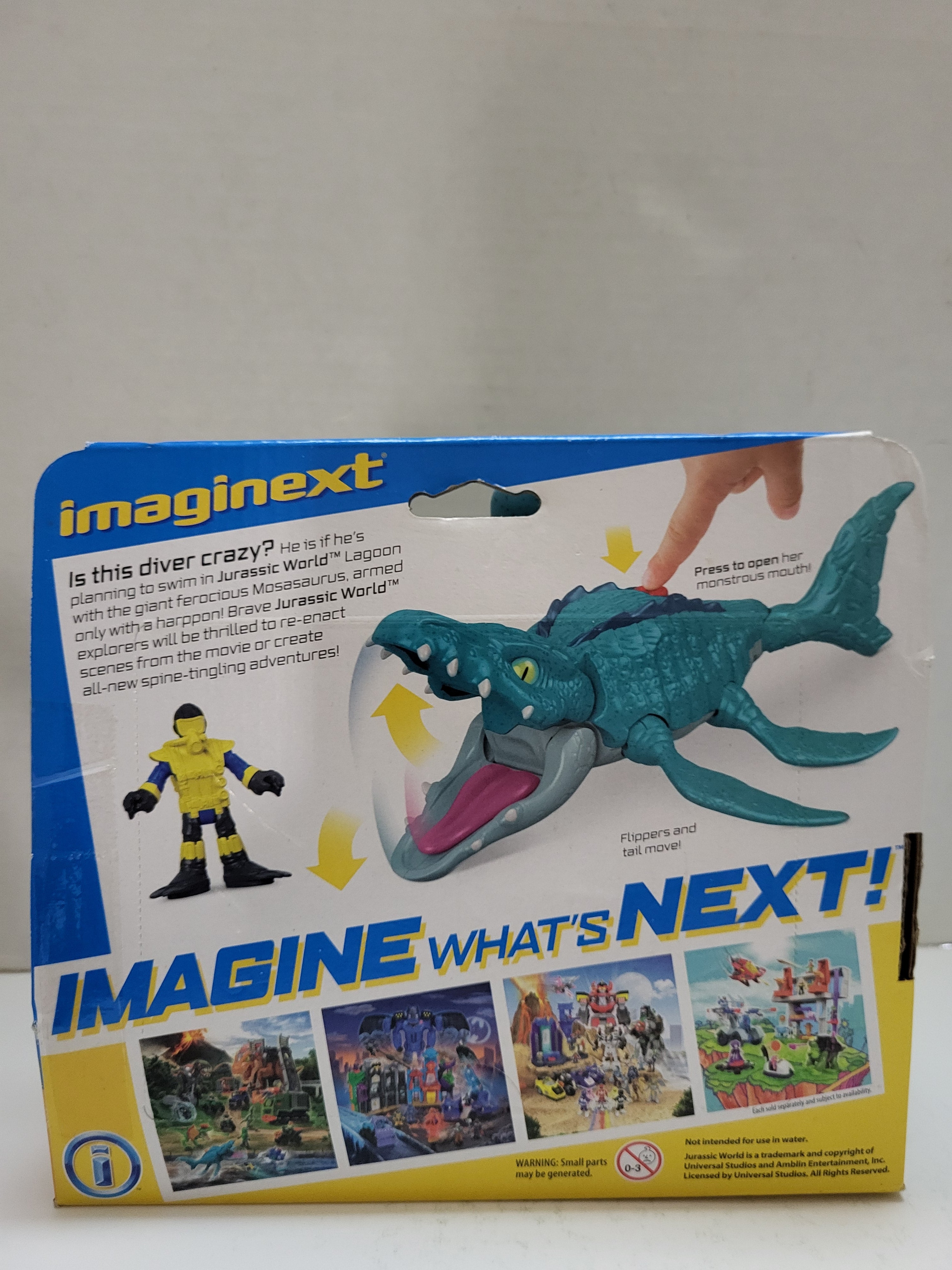 OZROSAURUS2008mix 新品 Imaginext Jurassic World Mosasaurus and Diver – Zoloworld Action