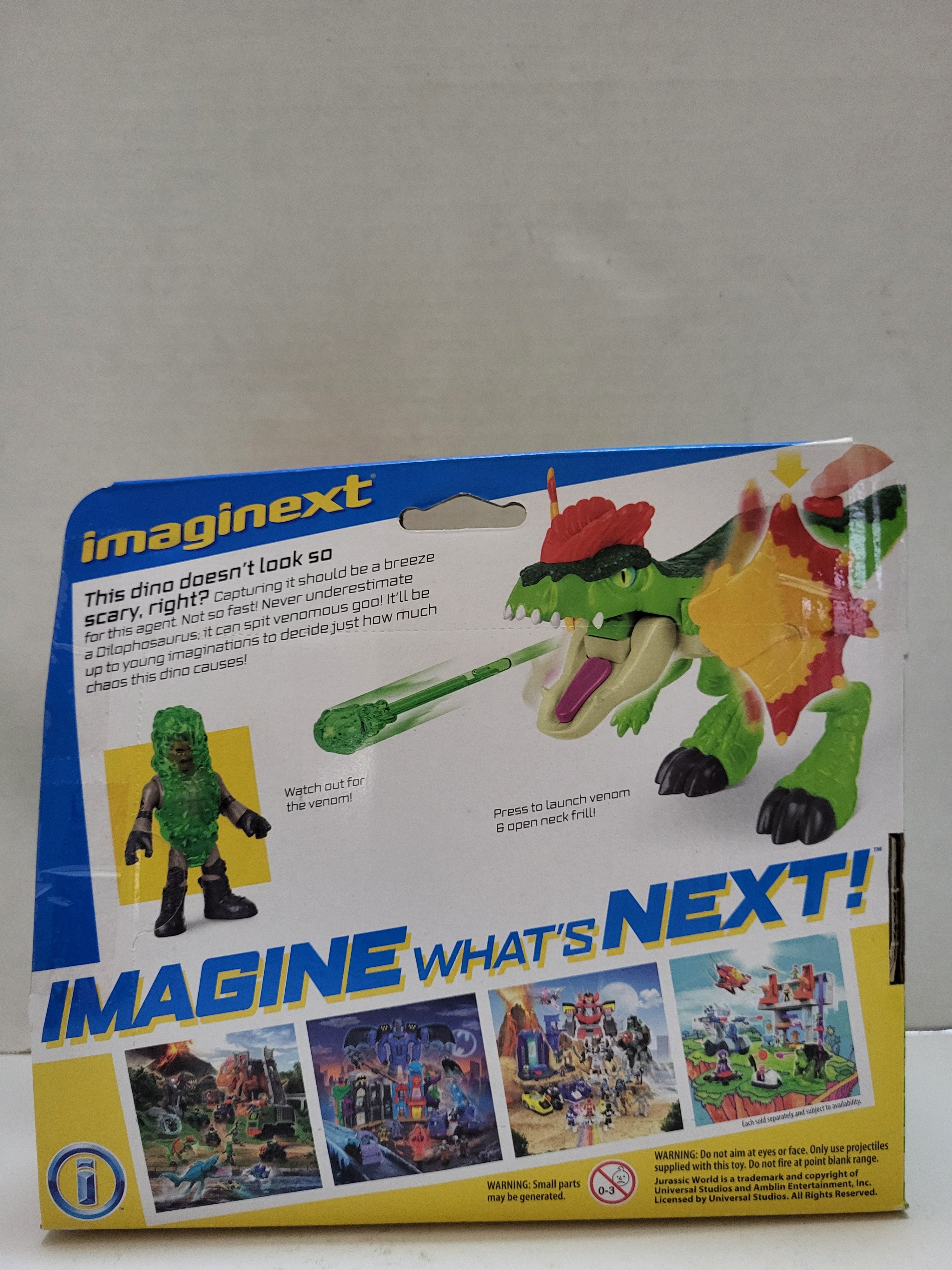 Imaginext Jurassic World Dilophosaurus – Zoloworld Action Figures