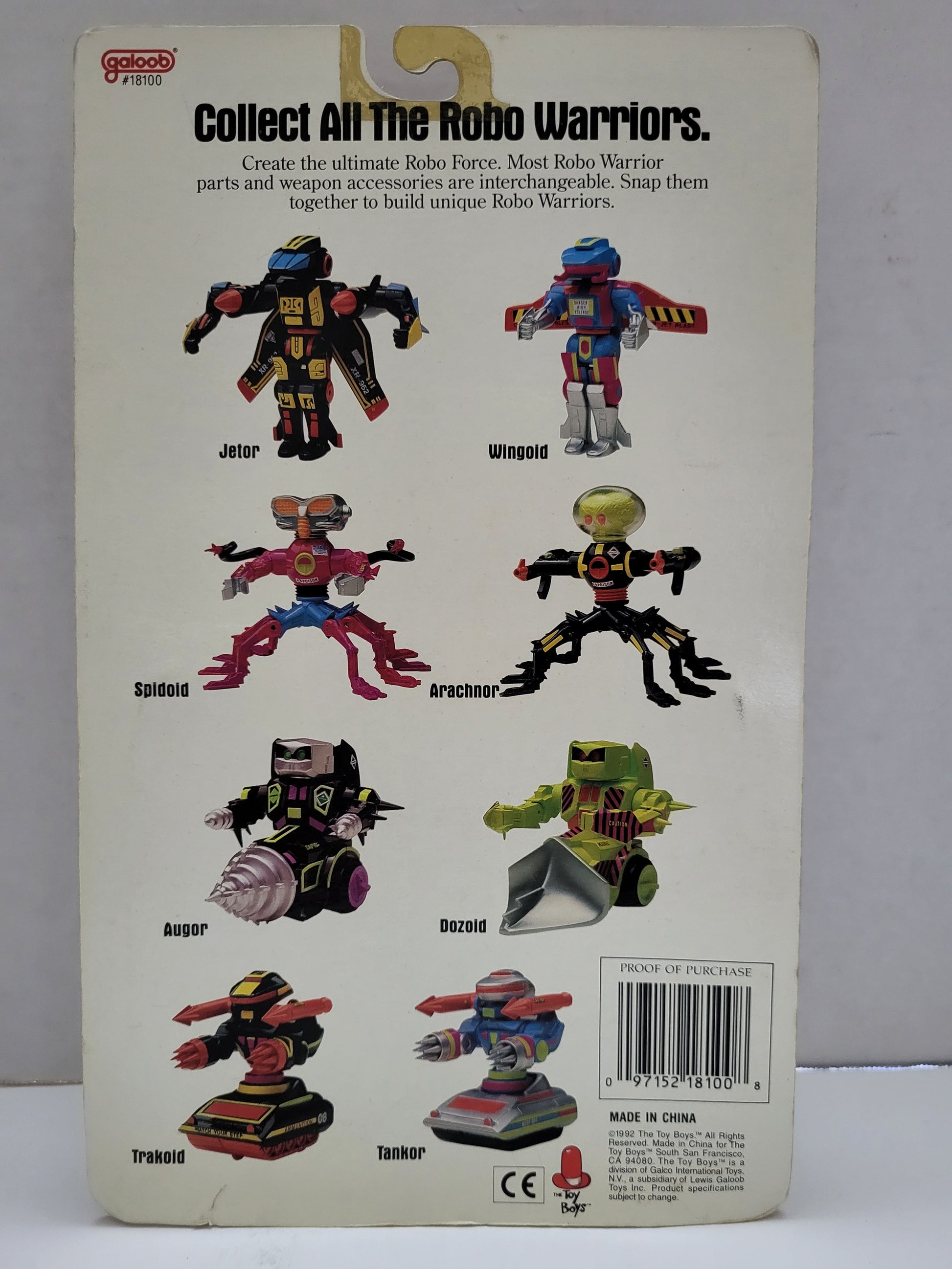 Galoob RoboForce Arachnor MIB