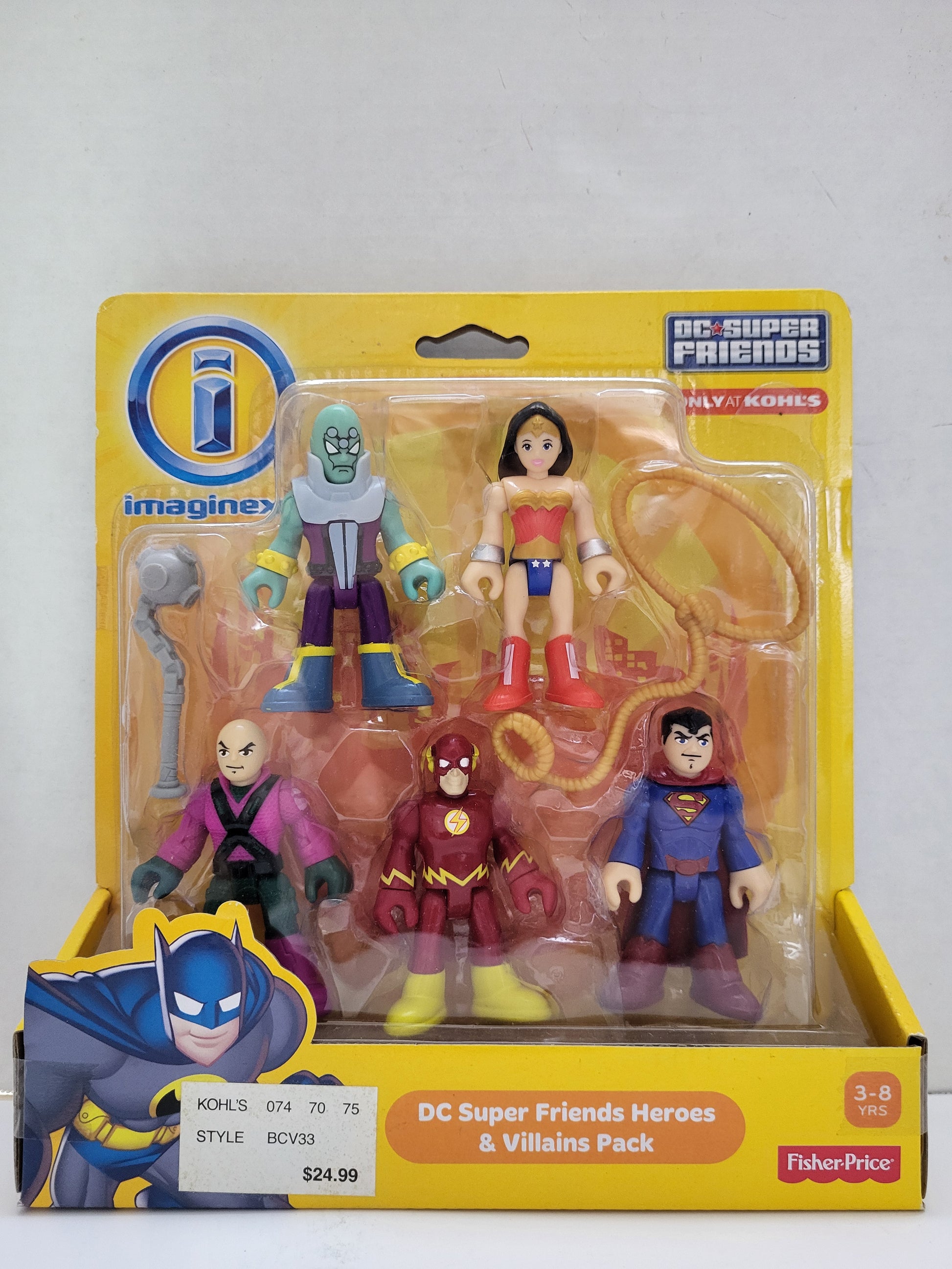 Imaginext DC Super Friends Heroes & Villains Pack