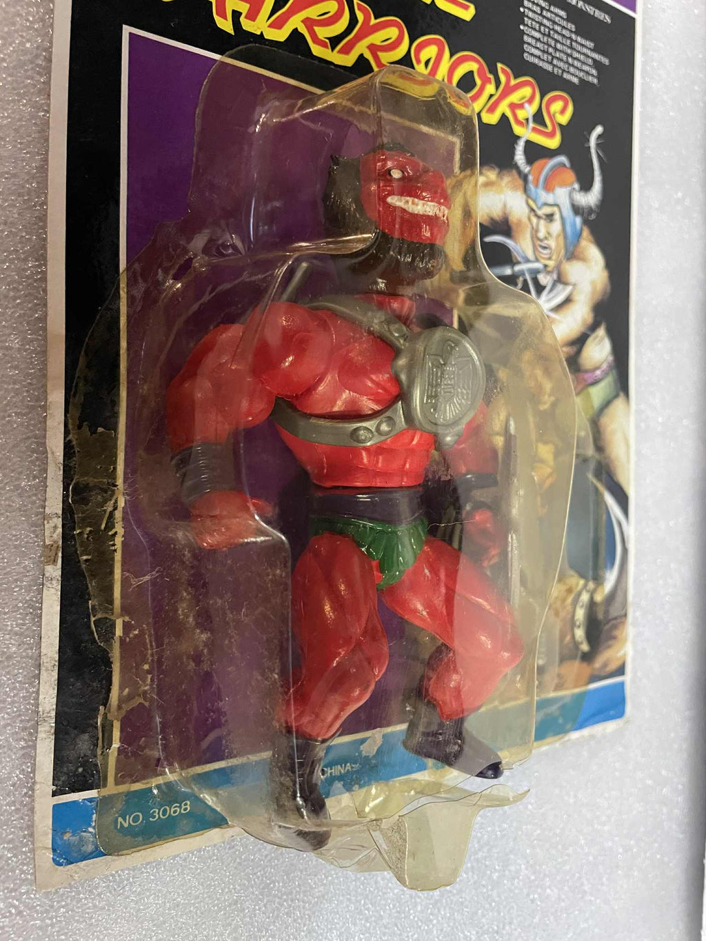 Sungold SGI Gordy Sewco LEOPARD COMBO Muscle Warriors Knock Off Figure MOC RARE KO