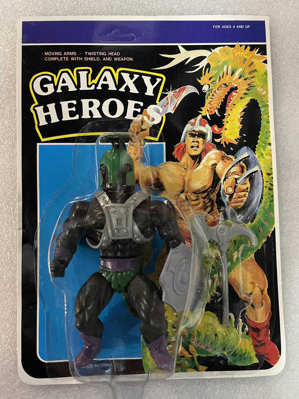 Sungold SGI Gordy Sewco 895 SPIKES Black Variant Galaxy Heroes Knock Off Figure MOC RARE KO