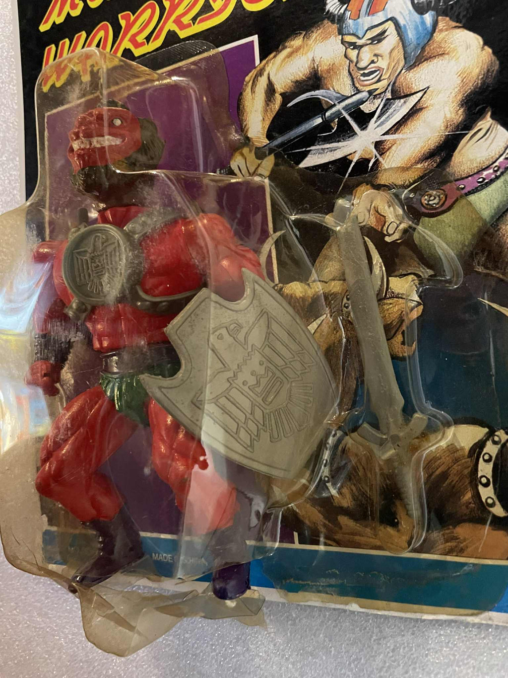 Sungold SGI Gordy Sewco LEOPARD COMBO Muscle Warriors Knock Off Figure MOC RARE KO