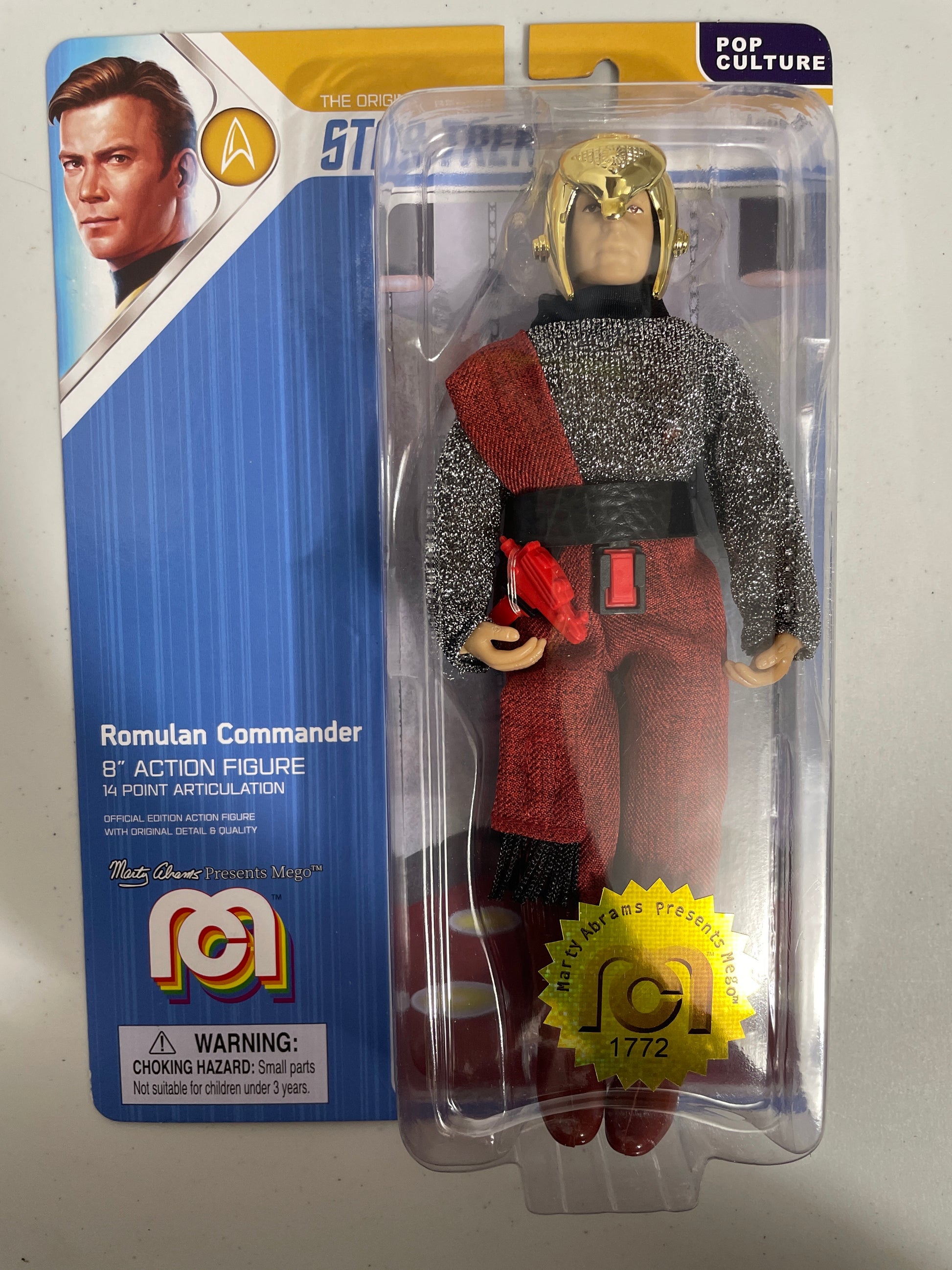 Mego | Star Trek the Original Series | Romulan Commander - red pants