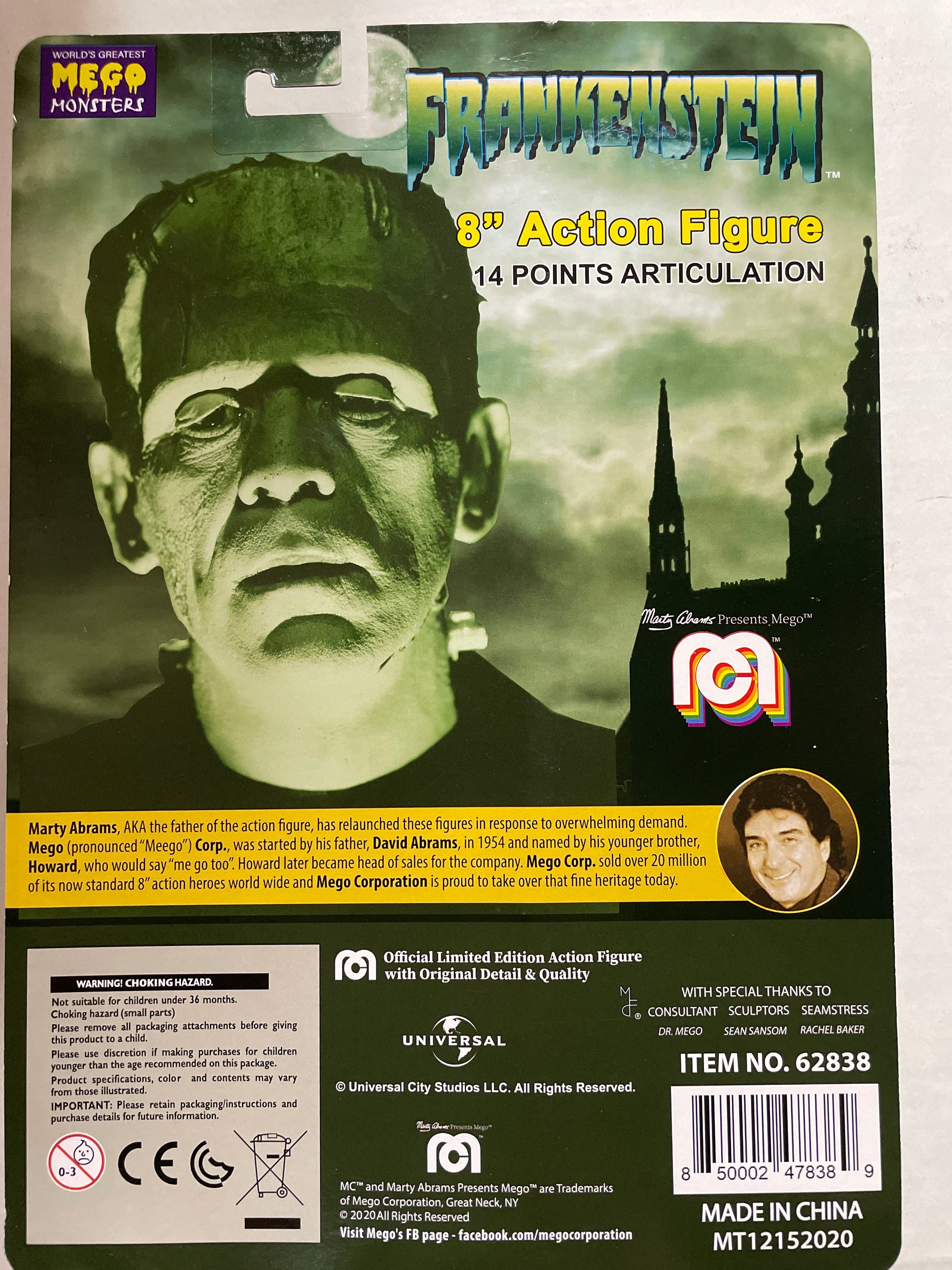 Mego | Horror | Frankenstein
