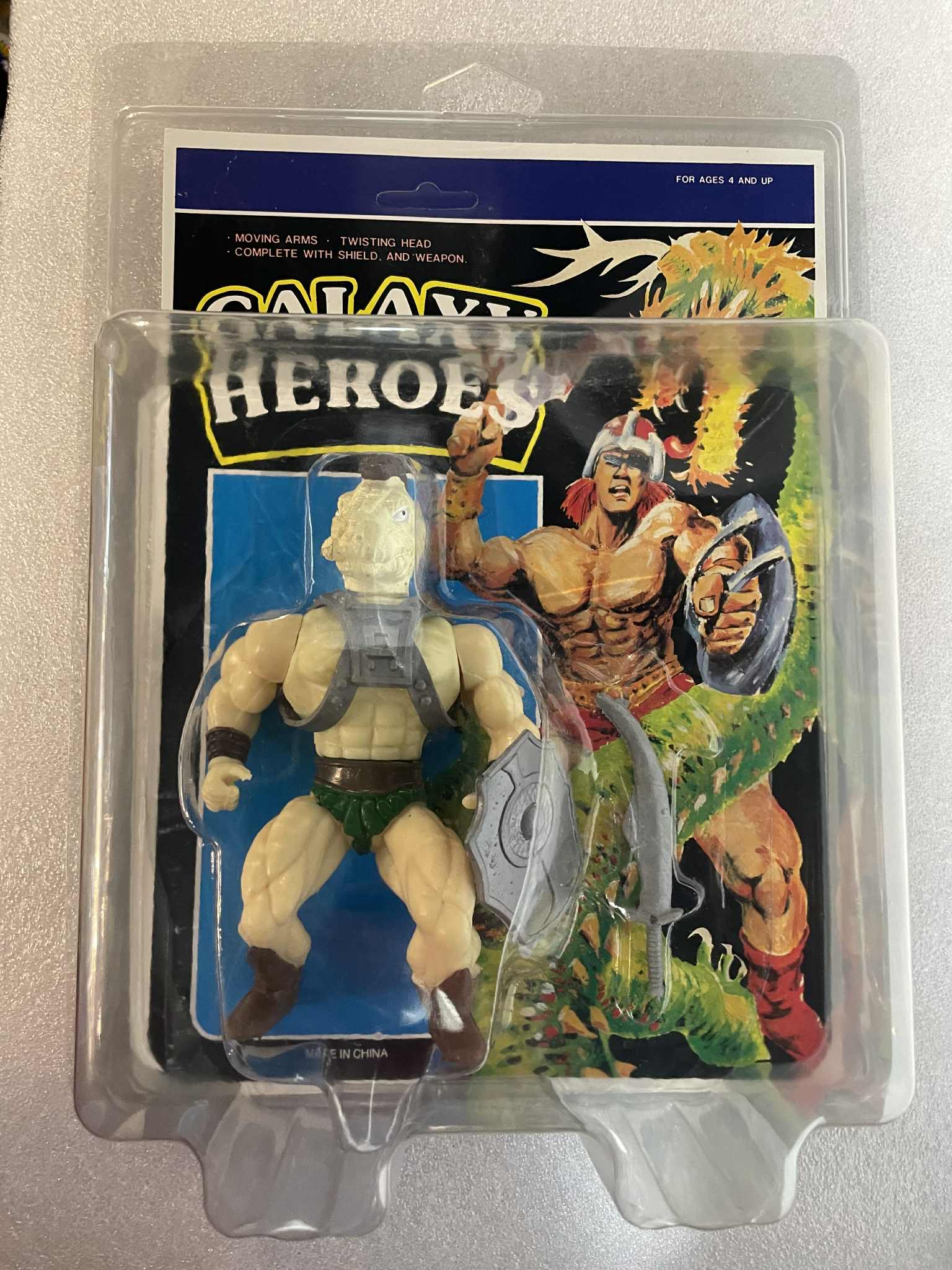 Sungold SGI Gordy Sewco DINO MAN GALAXY HEROES Knock Off Figure MOC RARE KO