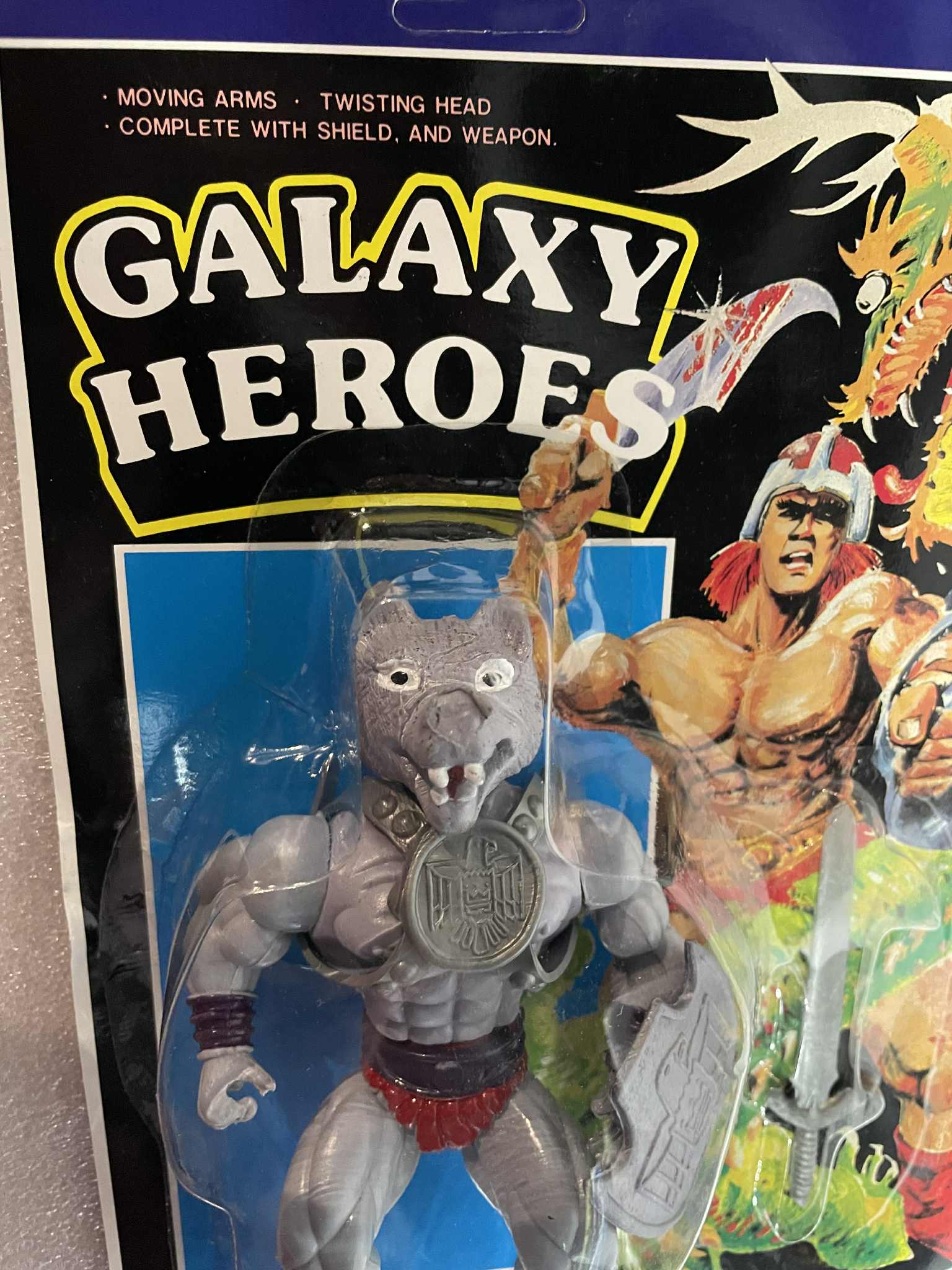 Sungold SGI Gordy Sewco ANUBI GALAXY HEROES Knock Off Figure MOC RARE KO