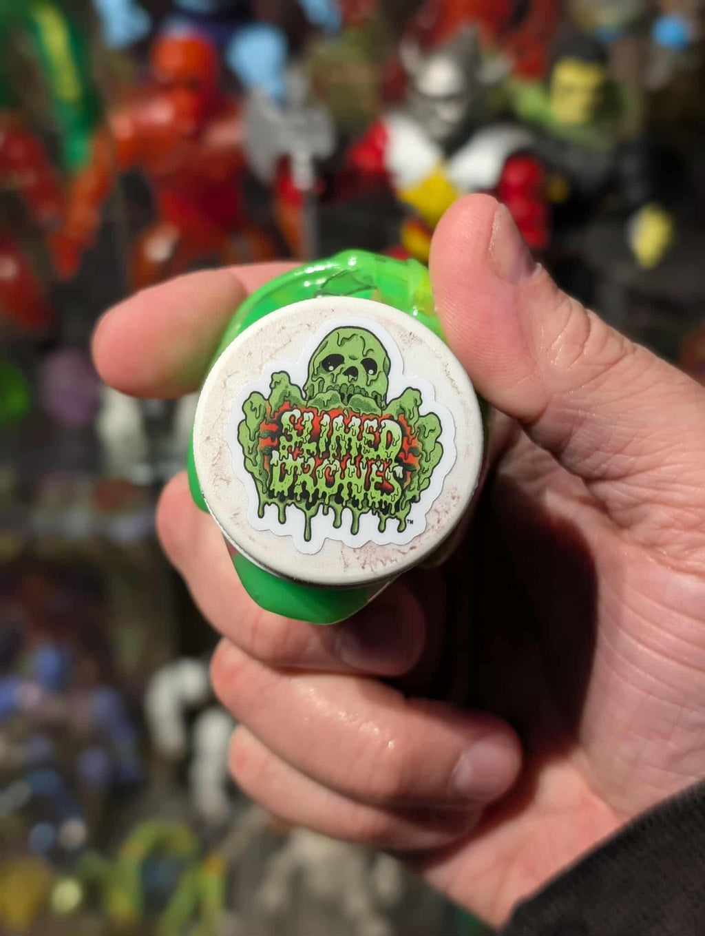 ZOLOWORLD REALM OF THE UNDERWORLD SLIMED DRONES SLIME CONTAINER With Slime