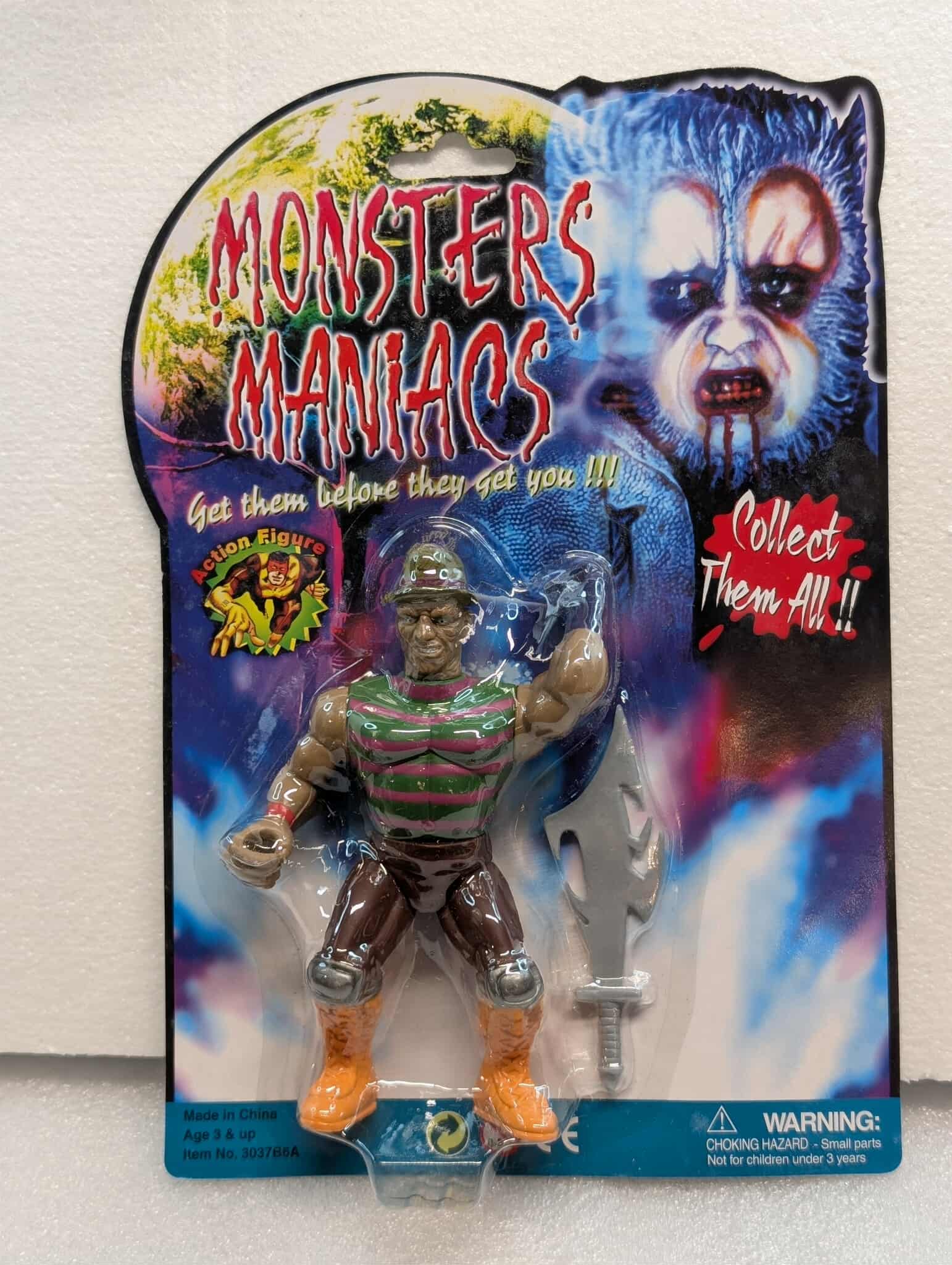 MANNIX Monsters Maniacs NIGHTMARE FREDDY ULTRA RARE KO MOC U.K.
