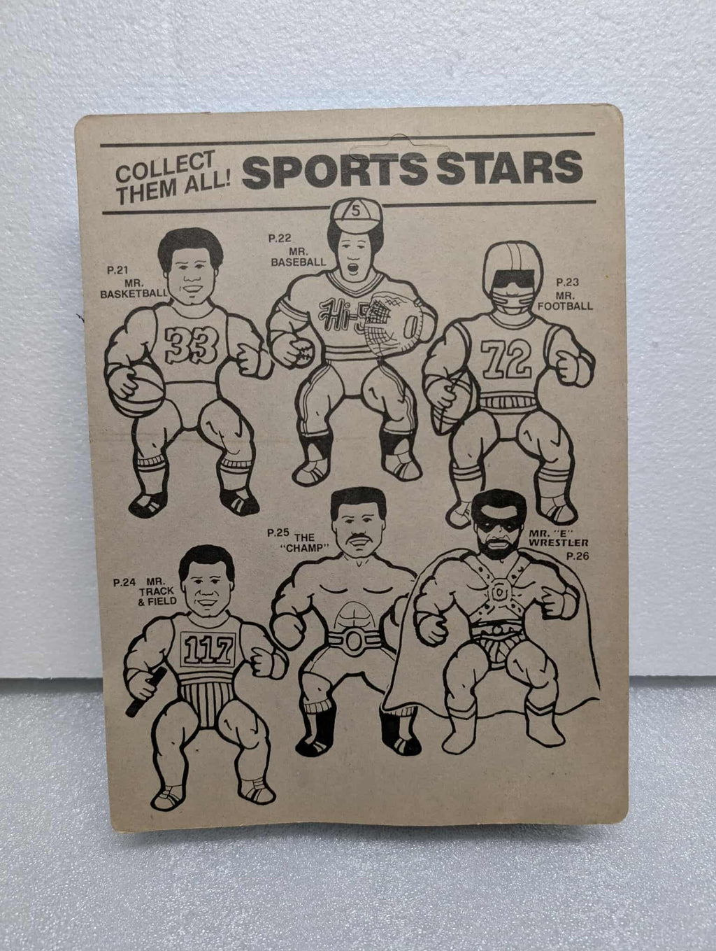 HI 5 Sports Stars Knock Off Figure MR. BASEBALL MOC RARE