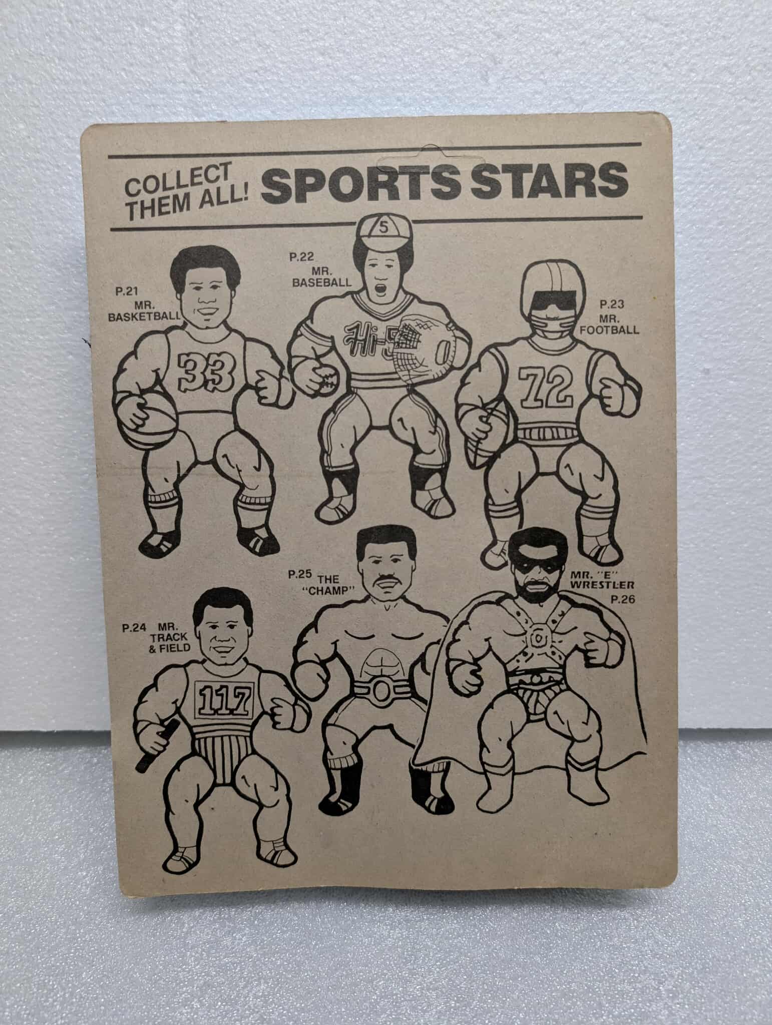 HI 5 Sports Stars Knock Off Figure MR. BASEBALL MOC RARE