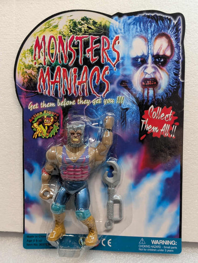 MANNIX Monsters Maniacs The Ultimate Wolf Warrior ULTRA RARE KO MOC U.K. (Europe) VINTAGE 90s