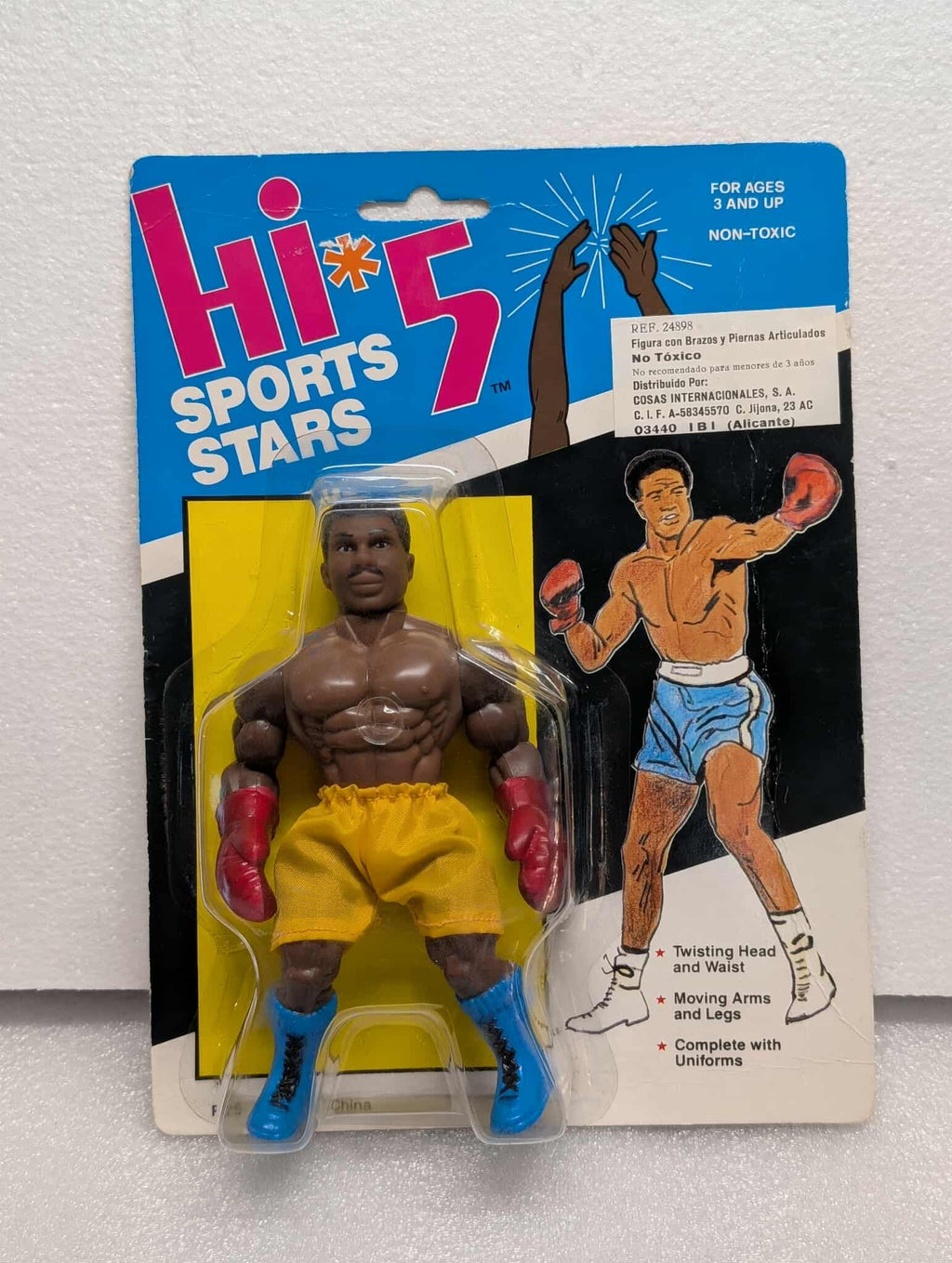 HI 5 Sports Stars Knock Off Figure MR. BOXER MOC RARE