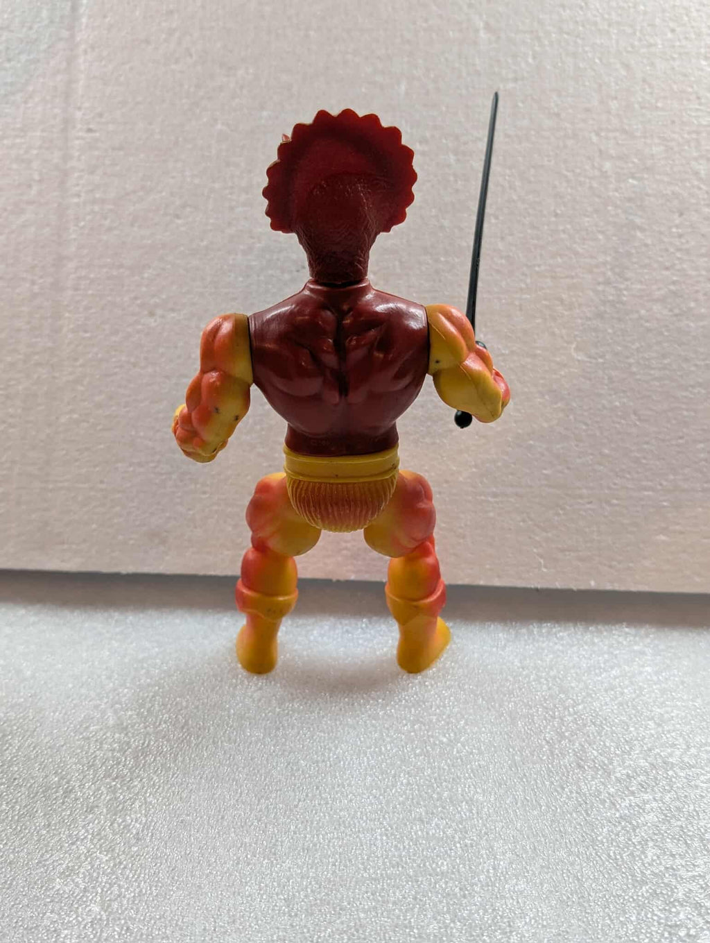 REMCO WARRIOR BEASTS 1983 V1 Guana loose complete with backer card KO Knock Off figure