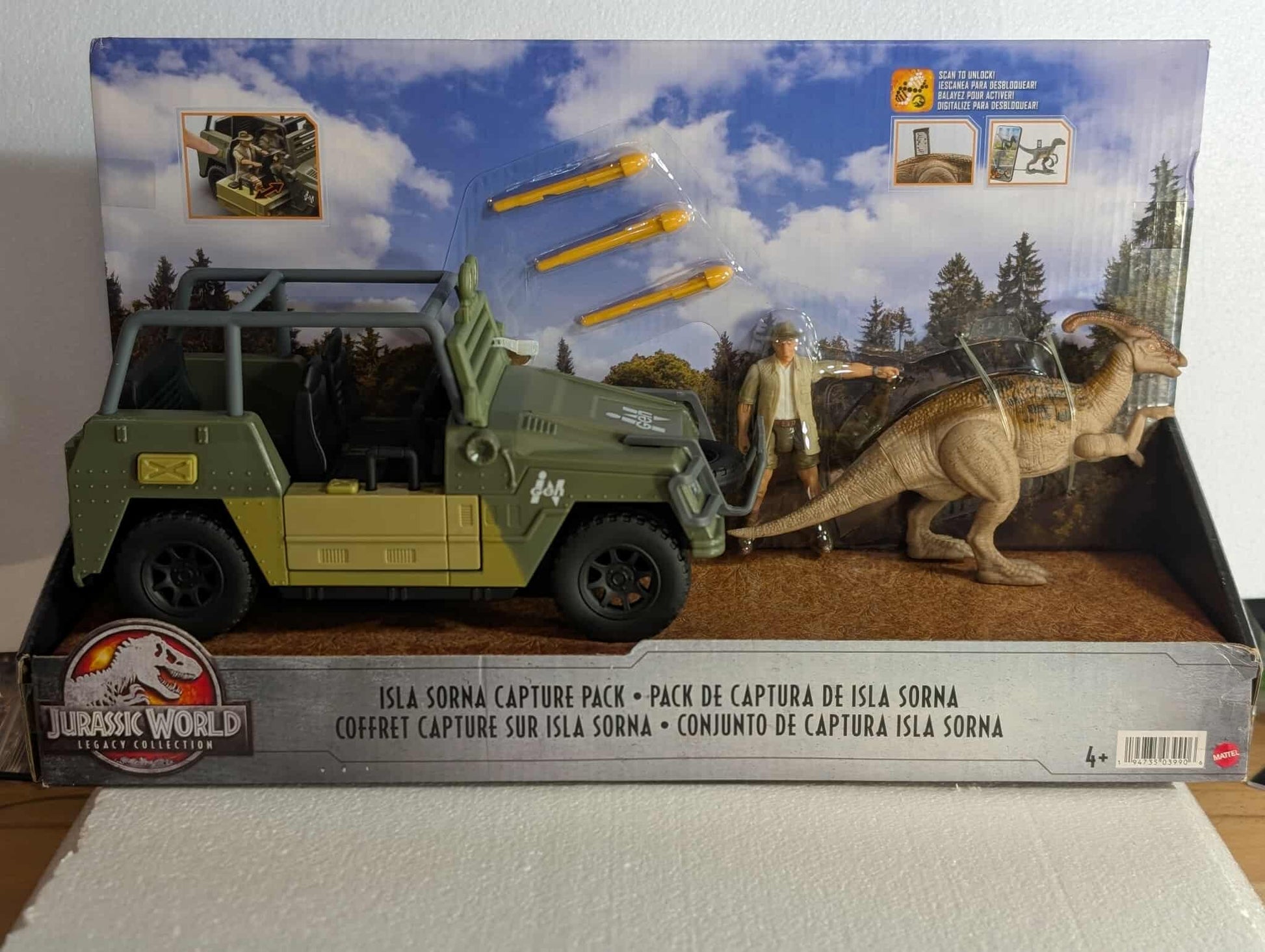 Jurassic World Dominion Legacy Collection ISLA SORNA CAPTURE PACK Hasbro Kenner MIB sealed