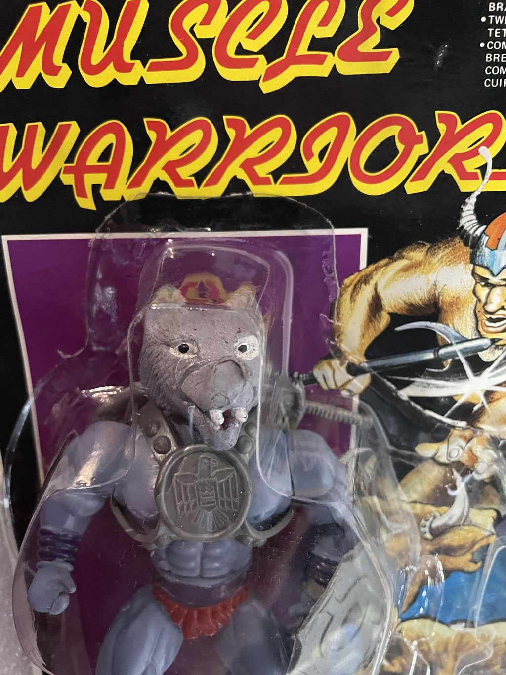 Sungold SGI Gordy Sewco ANUBI MUSCLE WARRIORS Knock Off Figure MOC RARE KO