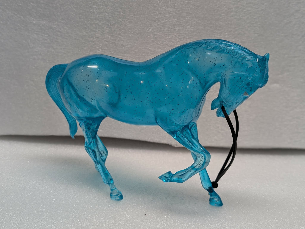 ZOLOWORLD Silver Series HARTLAND Blue Translucent Mystical Horse MIB
