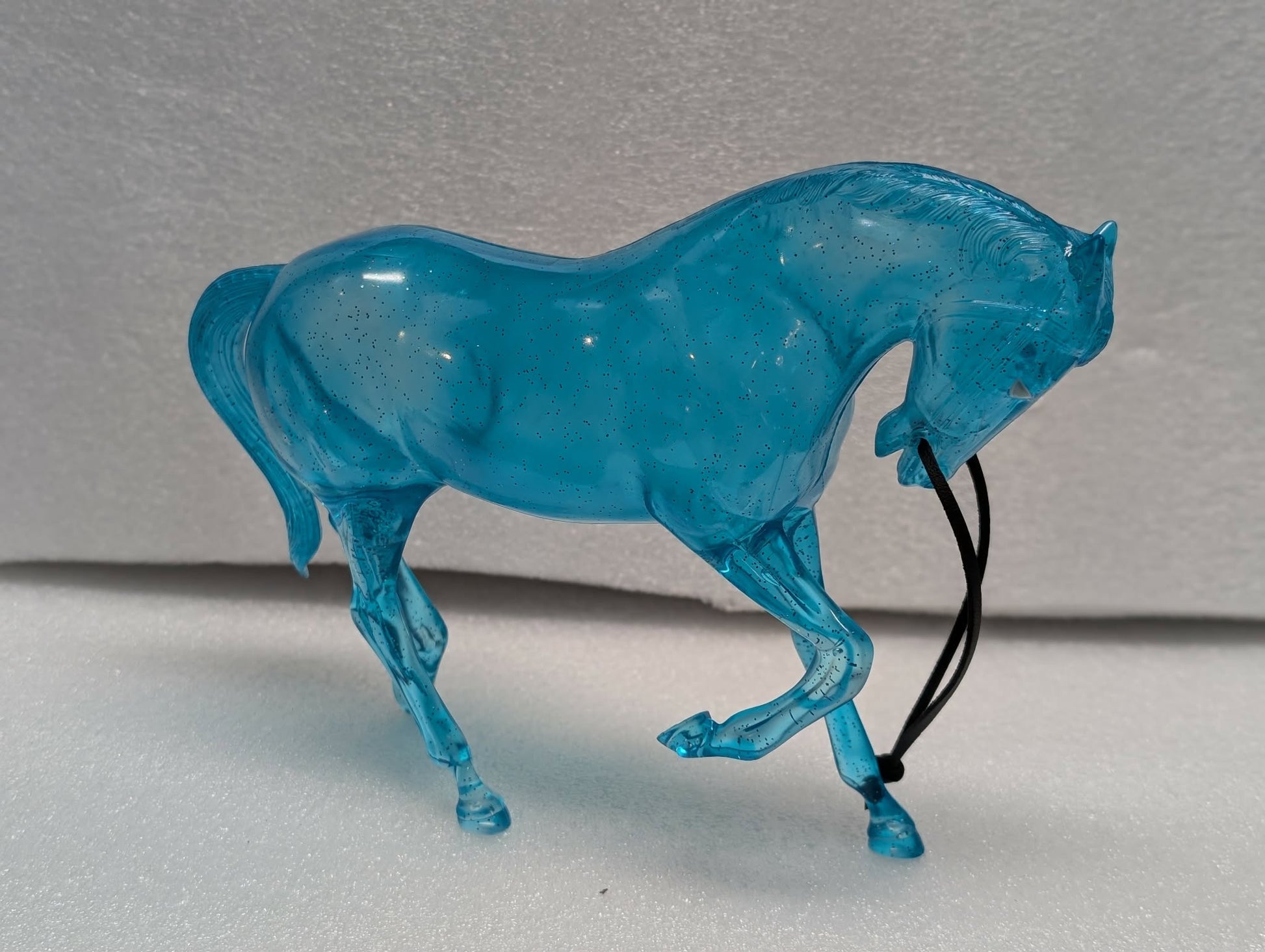 ZOLOWORLD Silver Series HARTLAND Blue Translucent Mystical Horse MIB