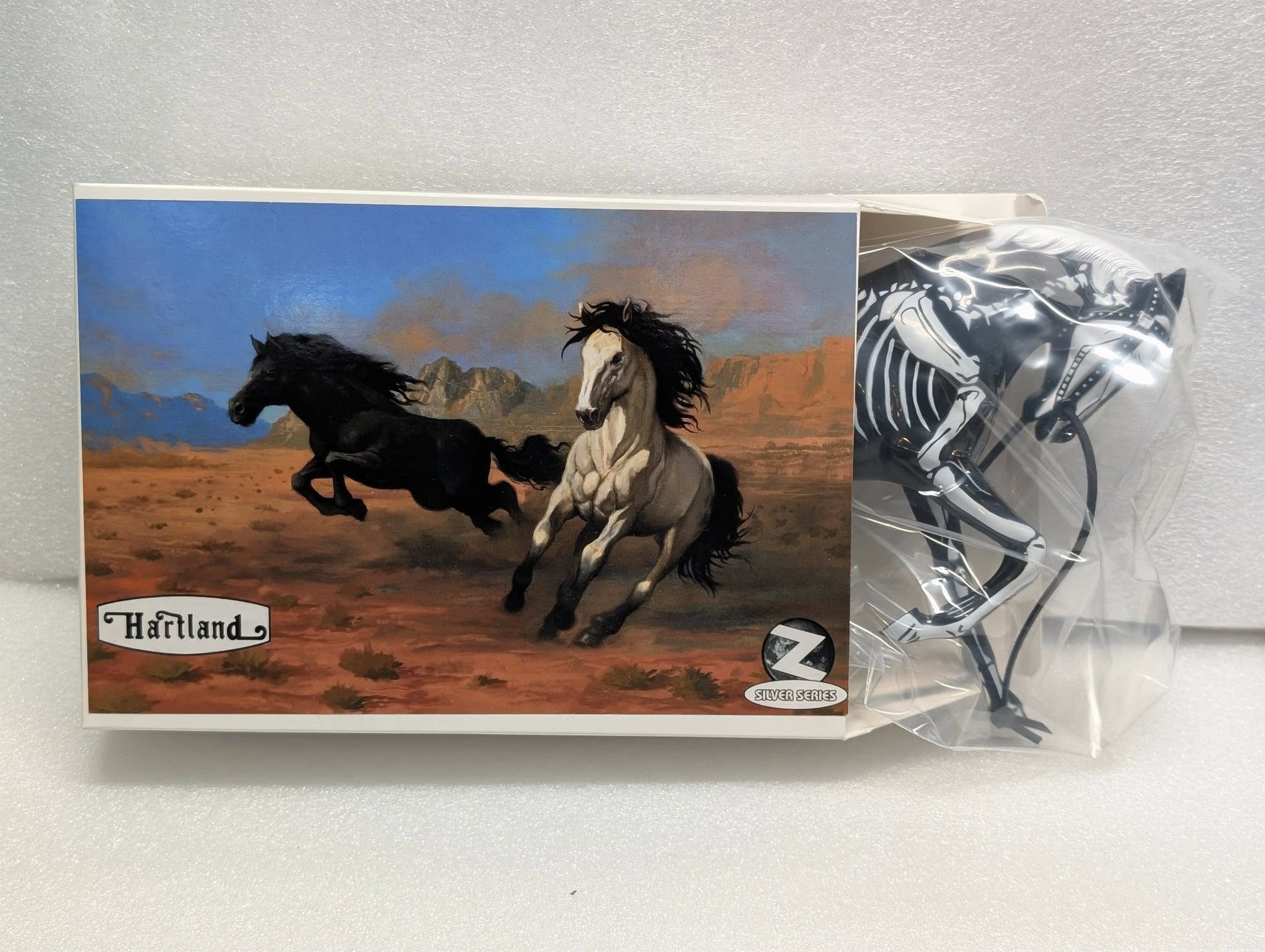 ZOLOWORLD Silver Series HARTLAND Back Horse With Bones Wraithbringer MIB