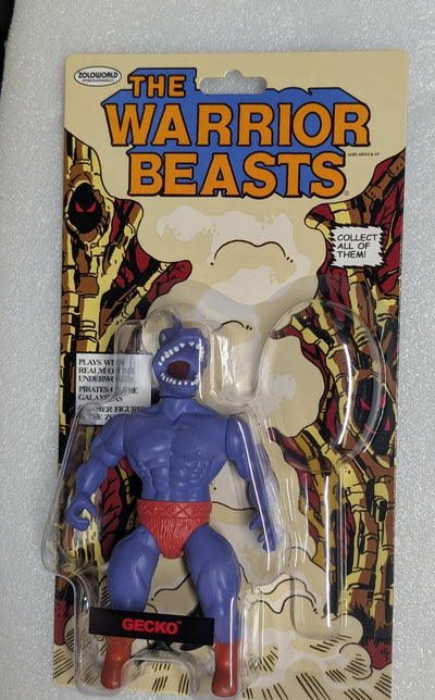 VAULT SUPER RARE Return WARRIOR BEASTS GECKO