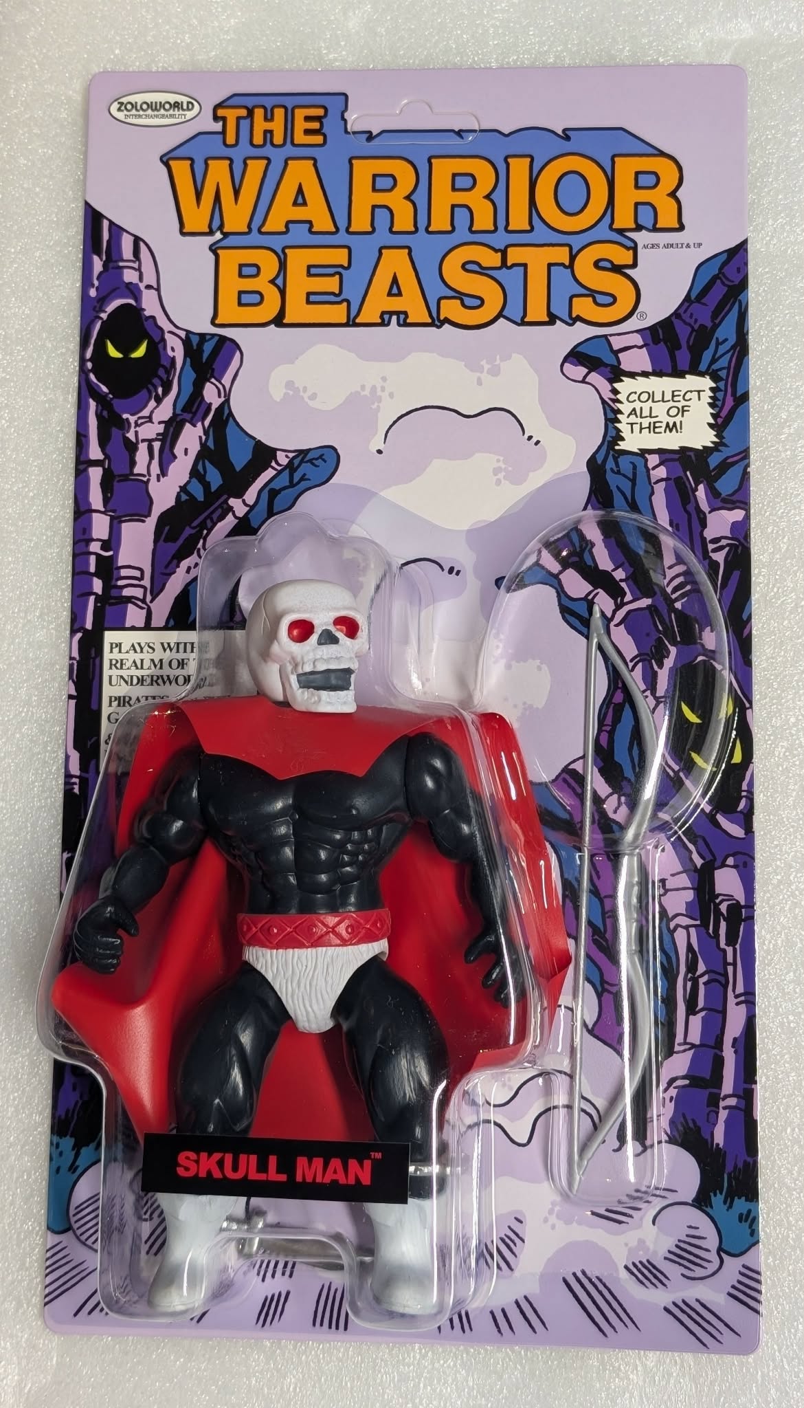 VAULT SUPER RARE Return WARRIOR BEASTS W2 SKULL MAN (ZCON)
