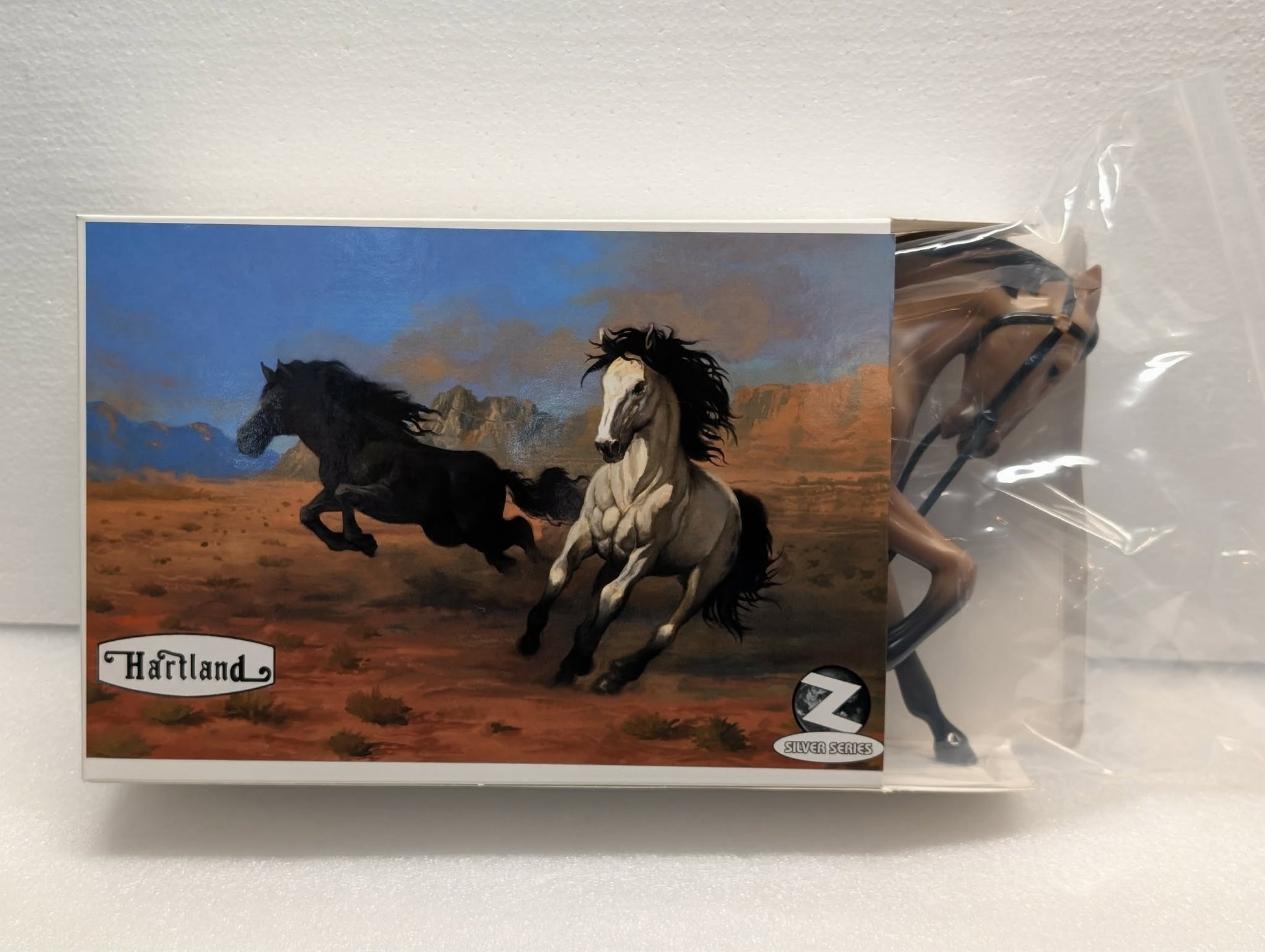 ZOLOWORLD Silver Series HARTLAND STORM Horse MIB